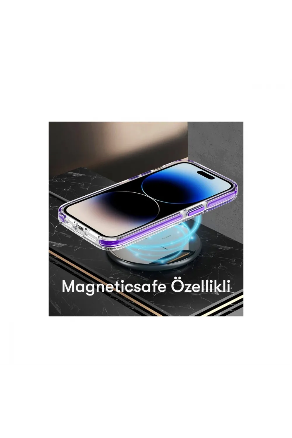 Joko Apple İphone 15 Pro Max Bella Magsafe Kapak - Mavi