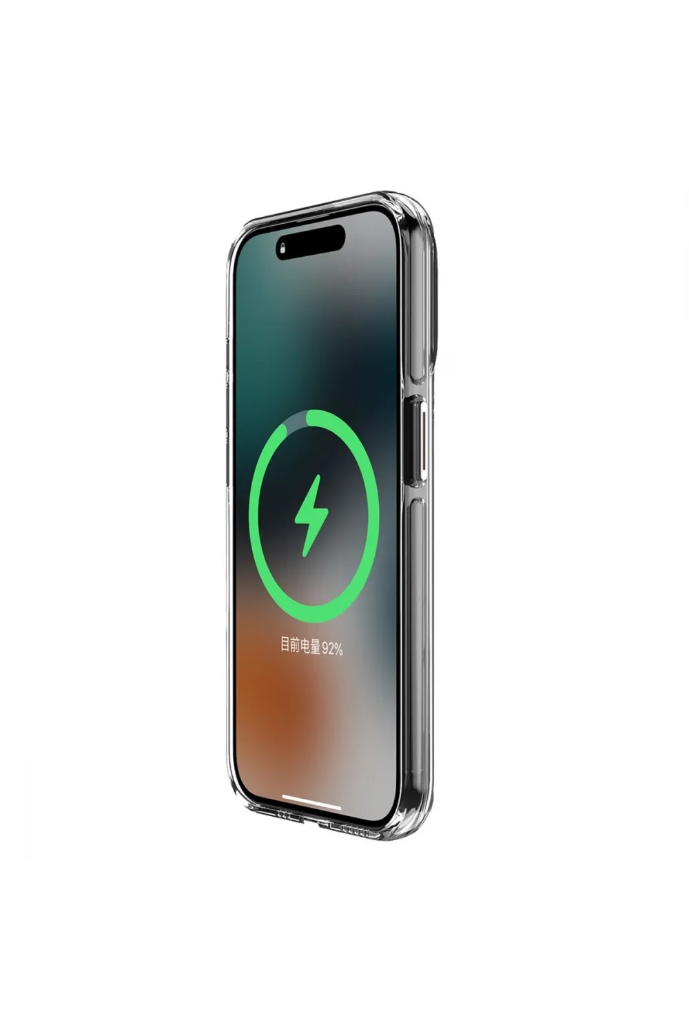 Joko Apple İphone 15 Pro Max Kılıf Crystal Magsafe Kapak - Şeffaf