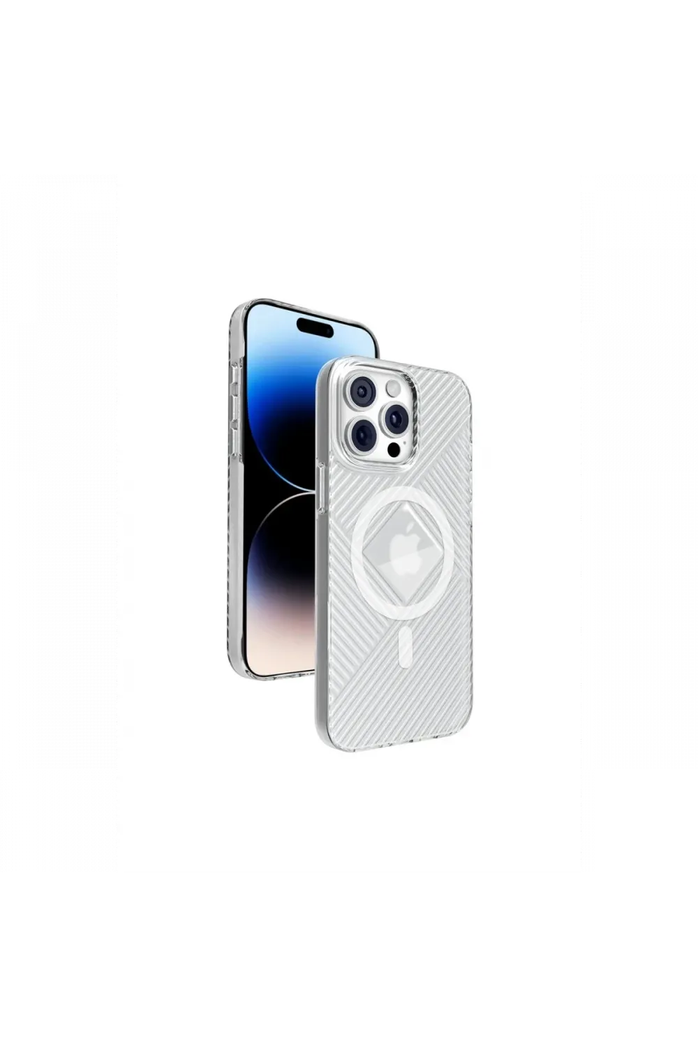 Joko Apple iPhone 15 Pro Max Stella PC Sert Magsafe Kılıf - Şeffaf