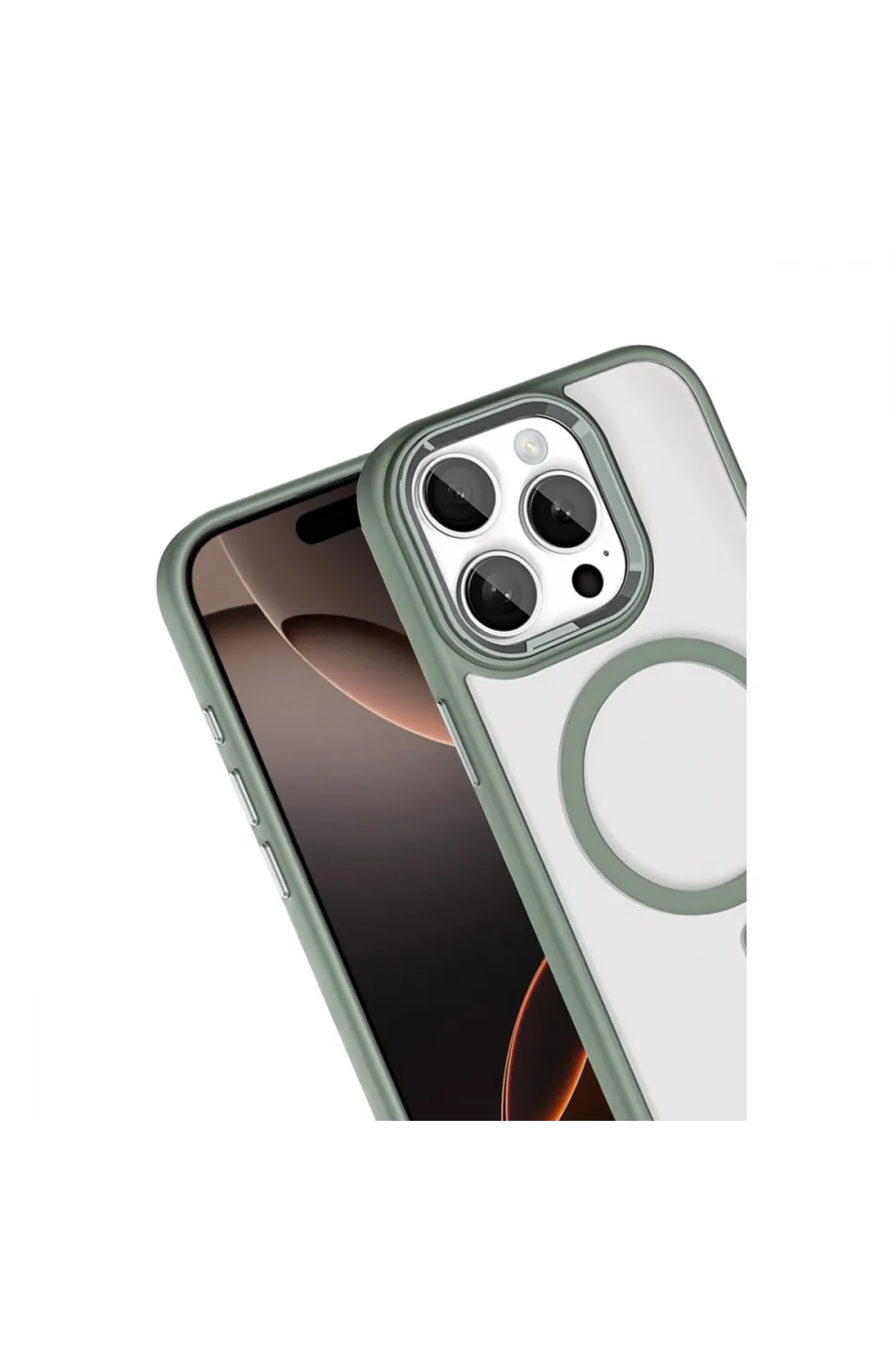 Joko Apple İphone 15 Pro Max Terea Magsafe Kapak - Titan Gri