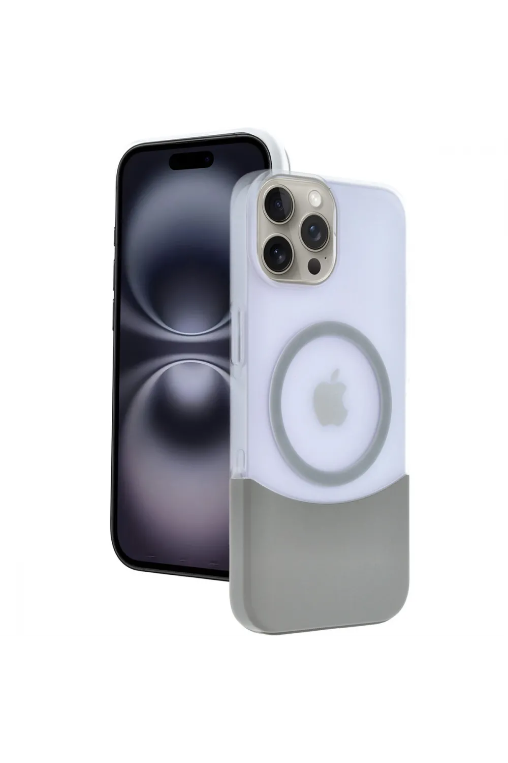Joko Apple İphone 15 Pro Max Velar Magsafe Kapak - Natural Grey