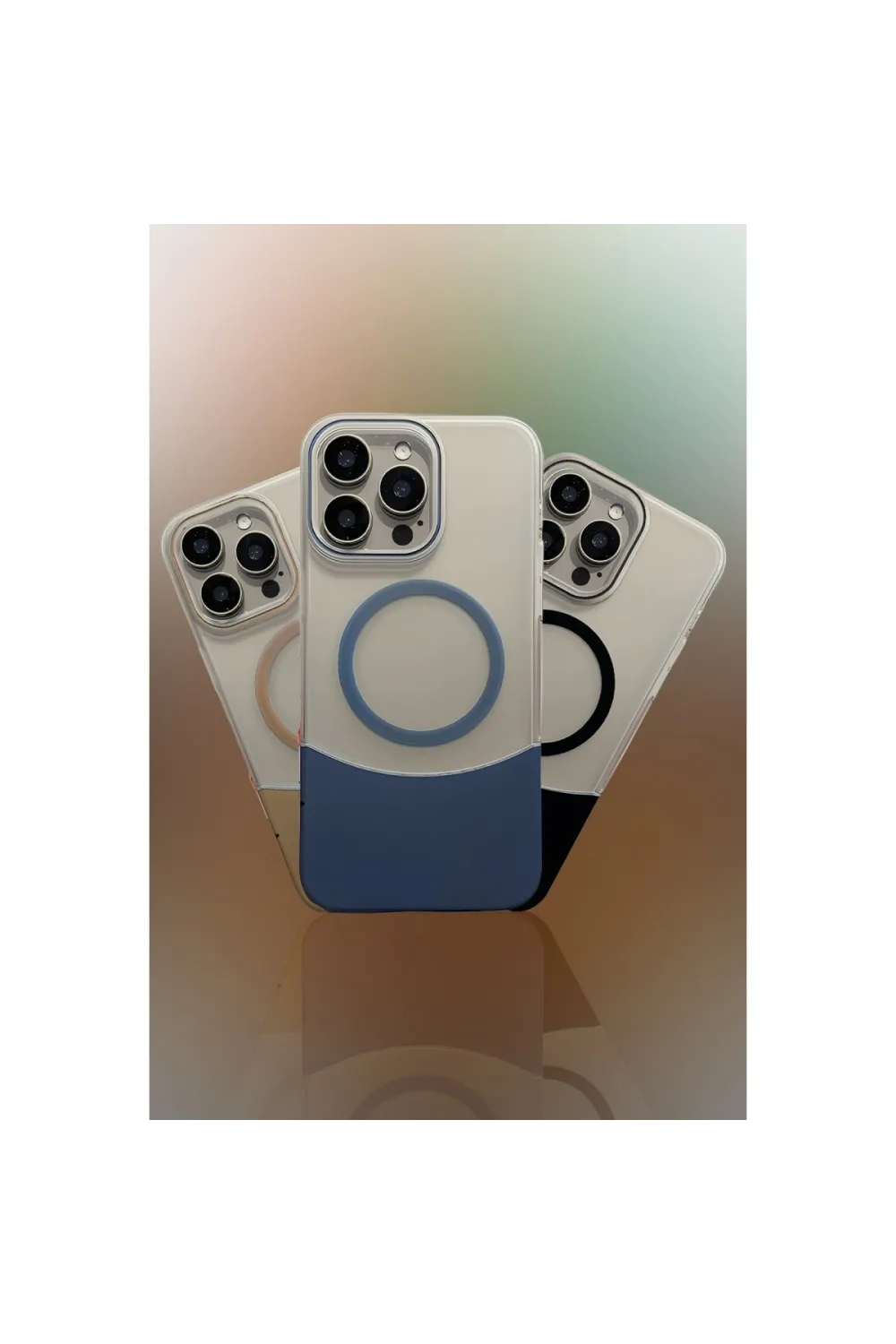 Joko Apple İphone 15 Pro Max Velar Magsafe Kapak - Natural Grey