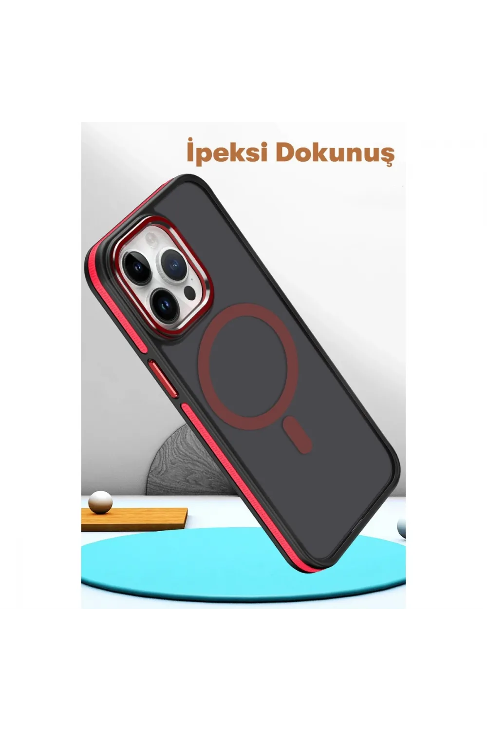 Joko Apple İphone 15 Pro Max Winner Magsafe Kapak - Derin Mor