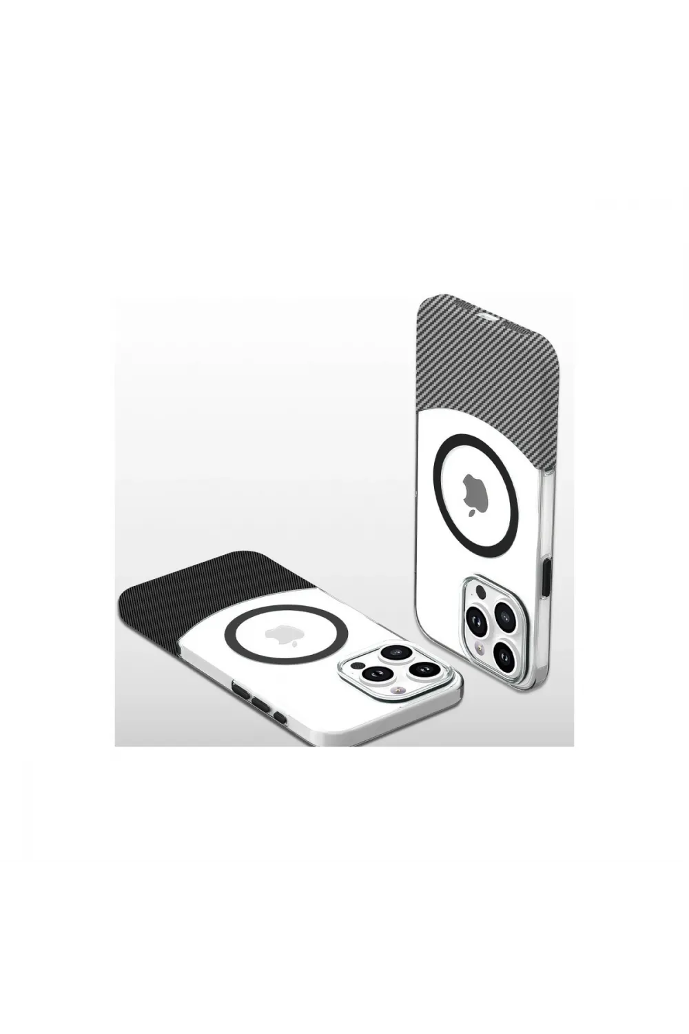 Joko Apple İphone 16 Plus Carbon Puzzle Magsafe Kapak - Siyah-2