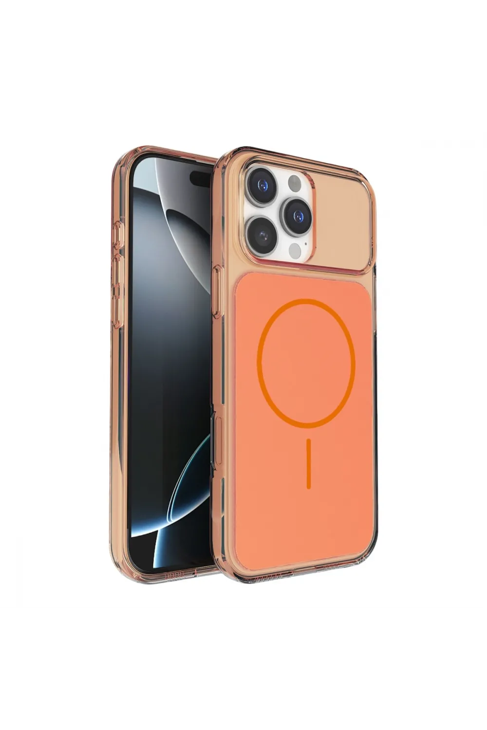 Joko Apple İphone 16 Pro Max Bruma Magsafe Kapak - Turuncu