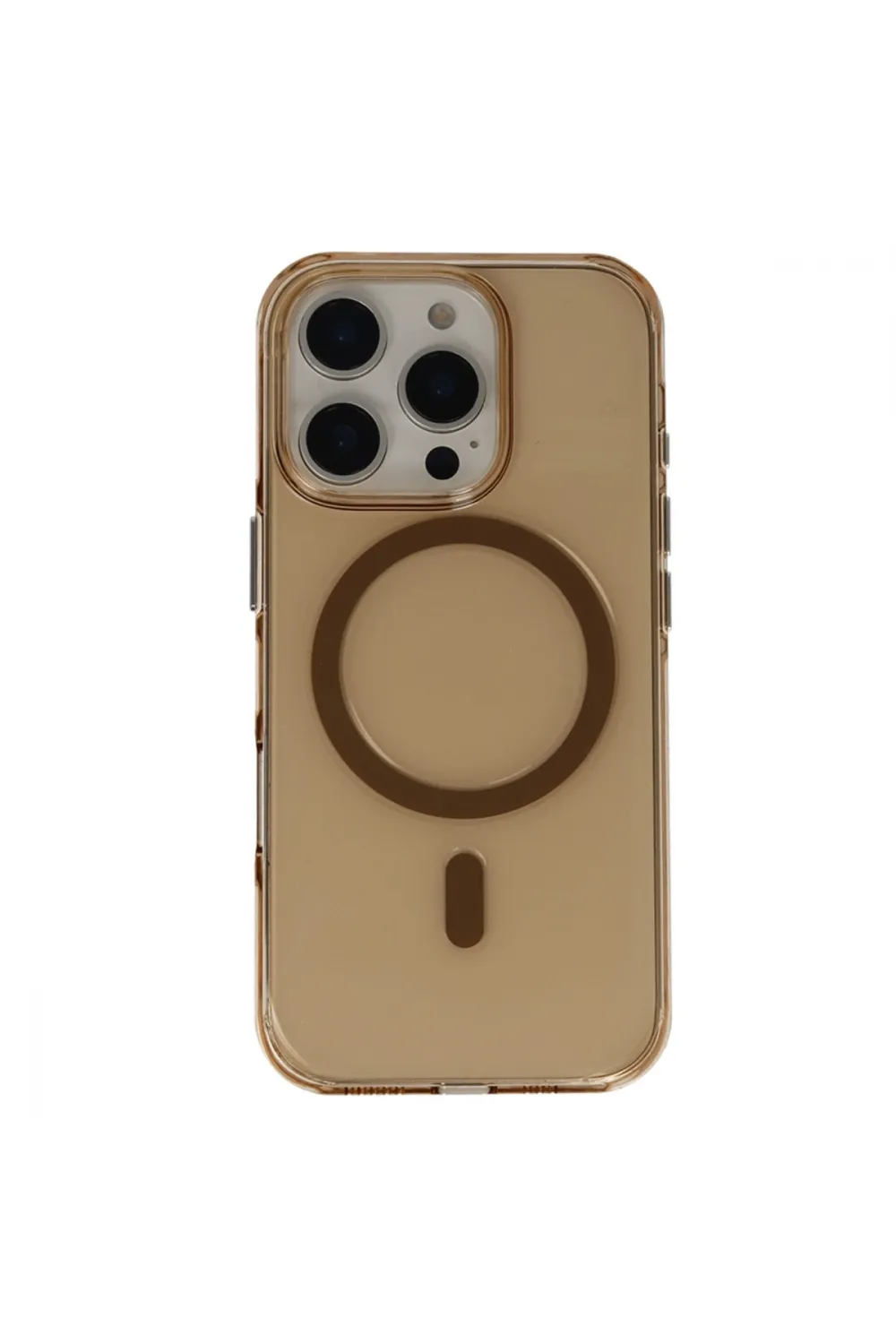 Joko Apple İphone 16 Pro Max Gleam Pc Sert Magsafe Kılıf - Şeffaf-gold