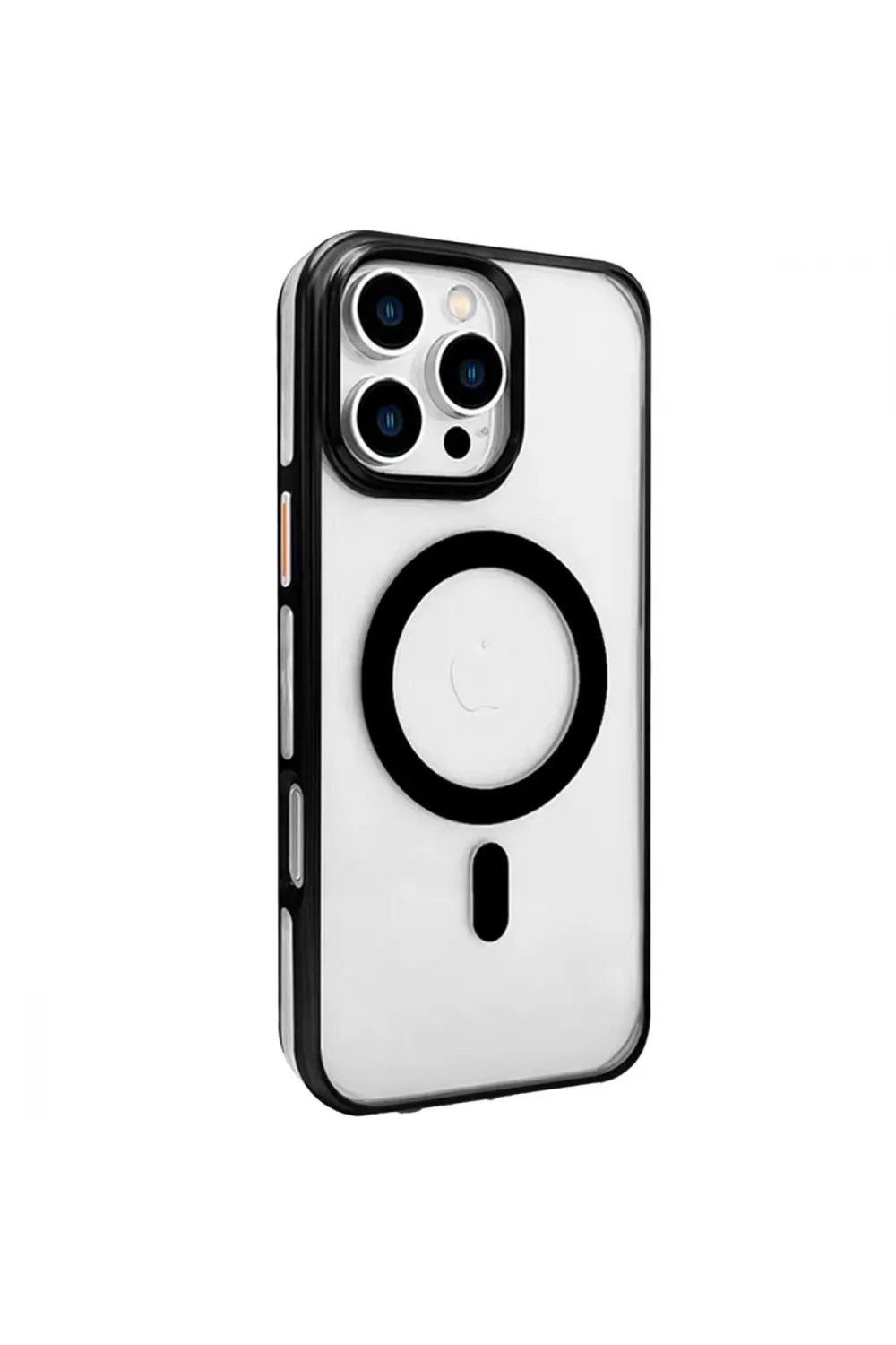 Joko Apple İphone 16 Pro Max Gleam Pc Sert Magsafe Kılıf - Şeffaf-siyah