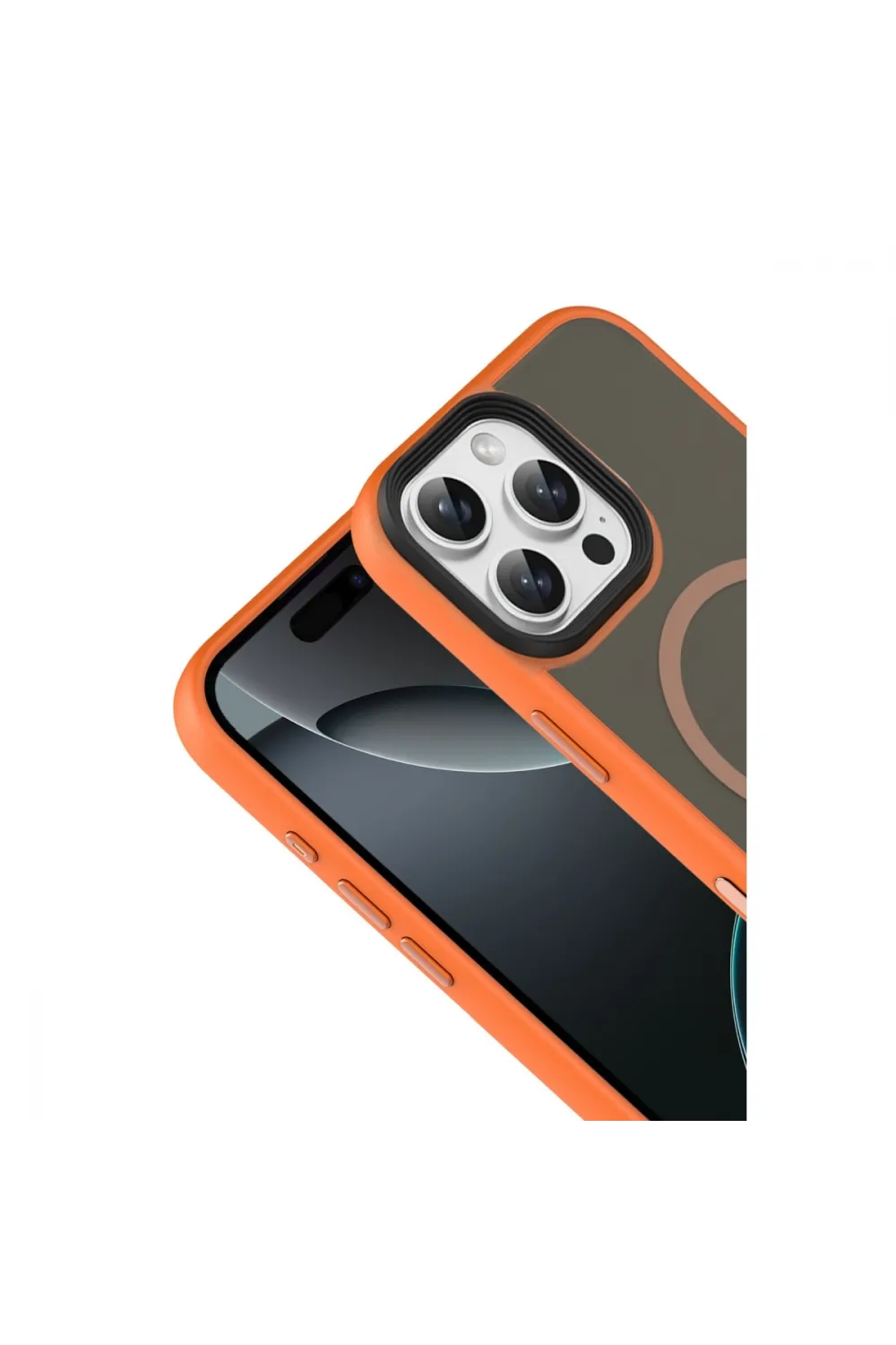 Joko Apple İphone 16 Pro Max Megane Magsafe Kapak - Turuncu