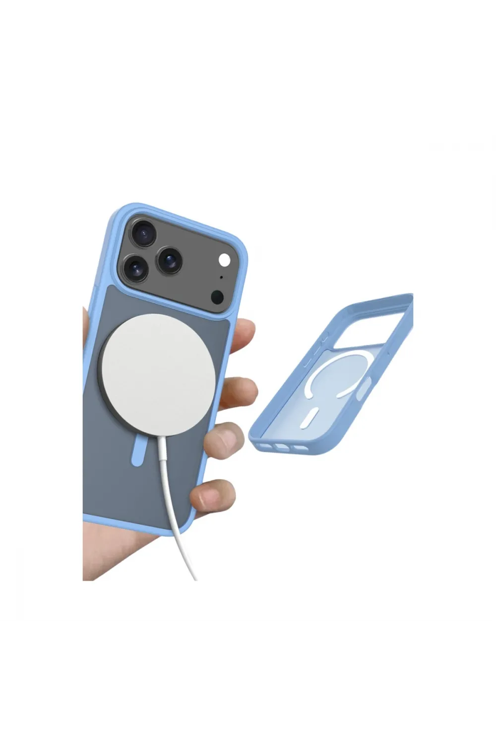 Joko Apple İphone 17 Pro Max Jota Magsafe Kapak - Açık Mavi