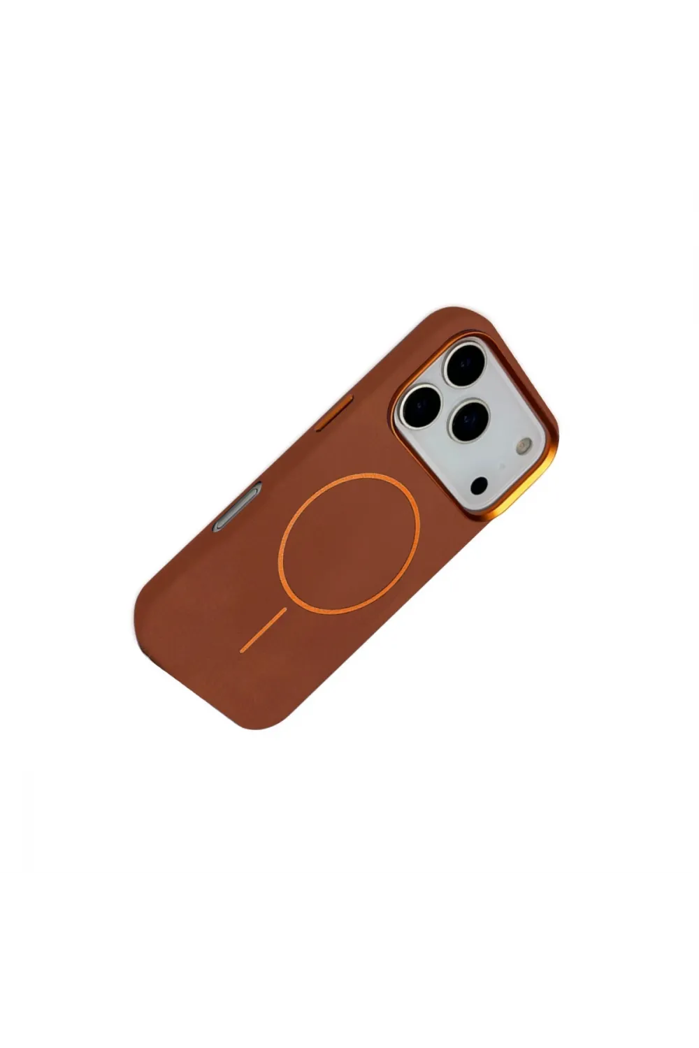 Joko Apple İphone 17 Pro Max Luno Deri Magsafe Kapak - Kahverengi