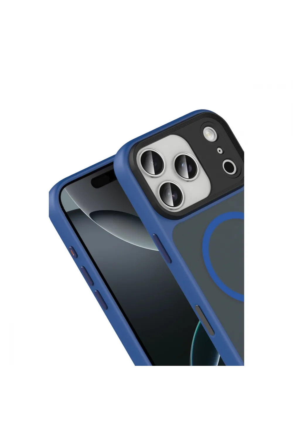 Joko Apple İphone 17 Pro Max Megane Magsafe Kapak - Lacivert