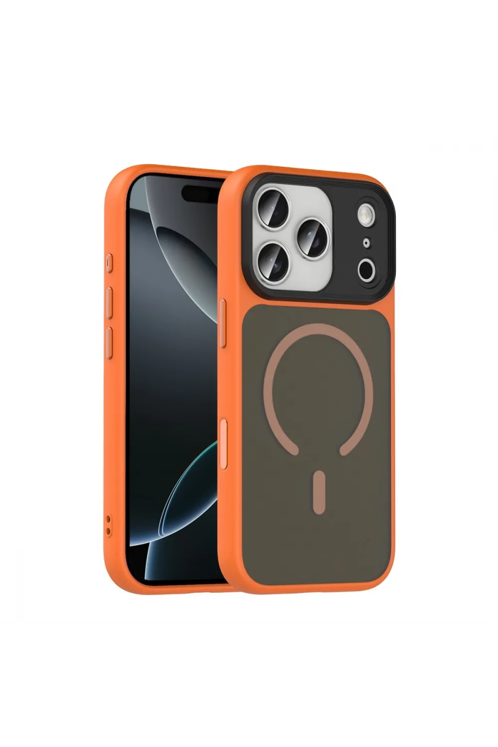 Joko Apple İphone 17 Pro Max Megane Magsafe Kapak - Turuncu