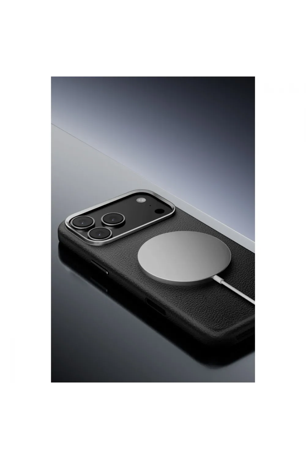 Joko Apple İphone 17 Pro Max Wonder Deri Magsafe Kapak - Siyah
