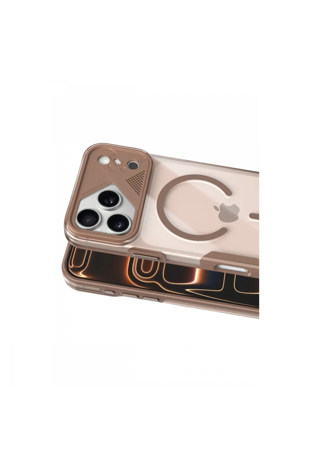 Joko Apple İphone 17 Pro Zinko Magsafe Kapak - Çöl Titanyum