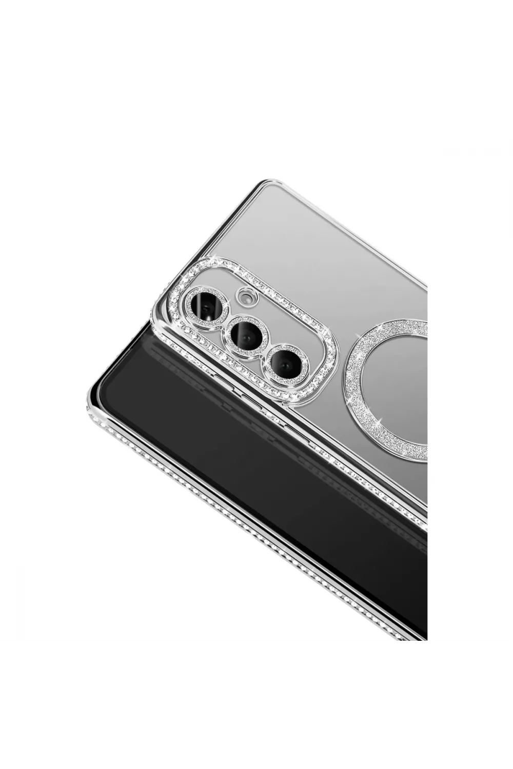 Joko Samsung Galaxy A37 5g Joke Simli Magneticsafe Kılıf - Gümüş