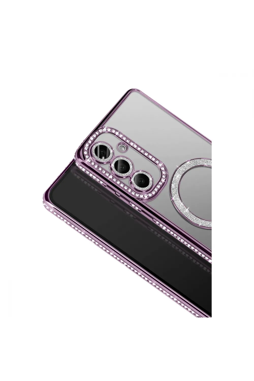 Joko Samsung Galaxy A57 5g Joke Simli Magneticsafe Kılıf - Derin Mor