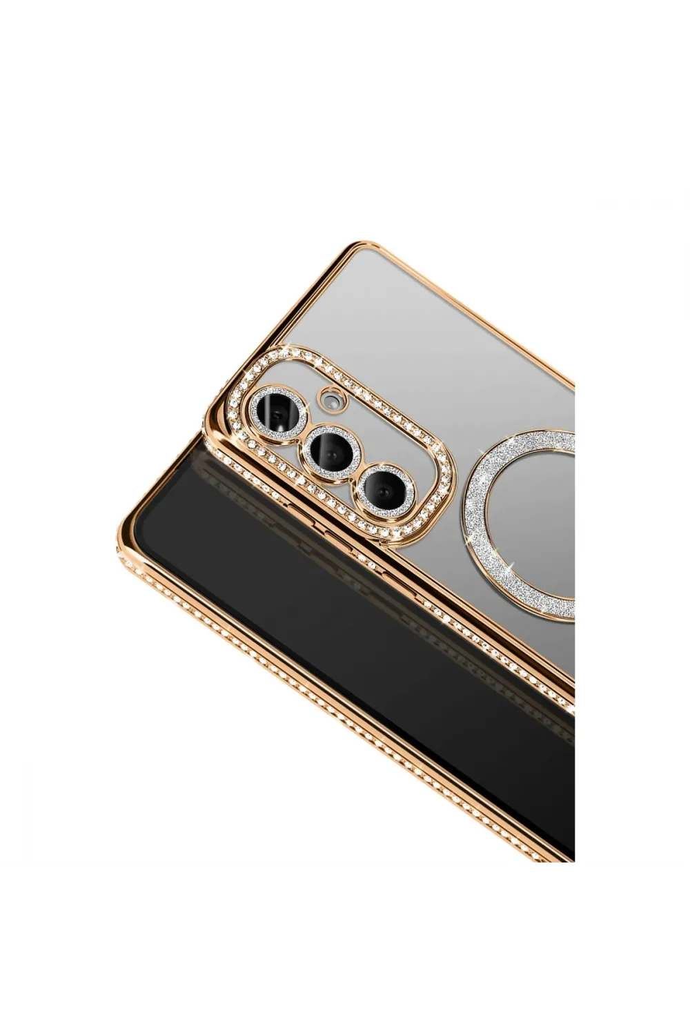 Joko Samsung Galaxy A57 5g Joke Simli Magneticsafe Kılıf - Gold