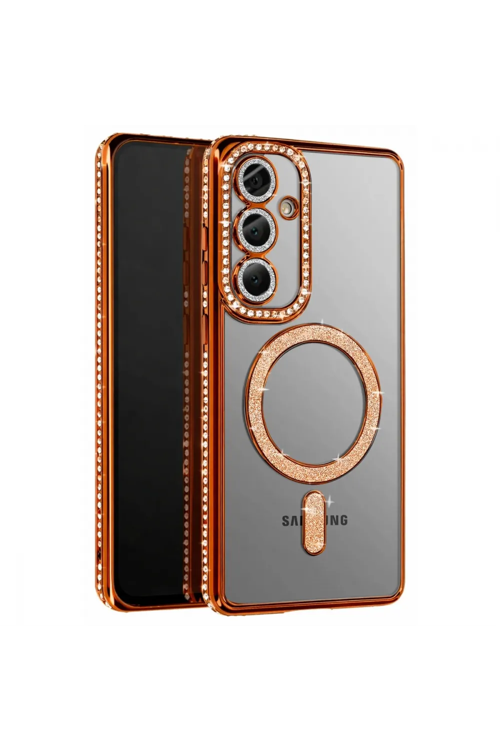 Joko Samsung Galaxy A57 5g Joke Simli Magneticsafe Kılıf - Turuncu