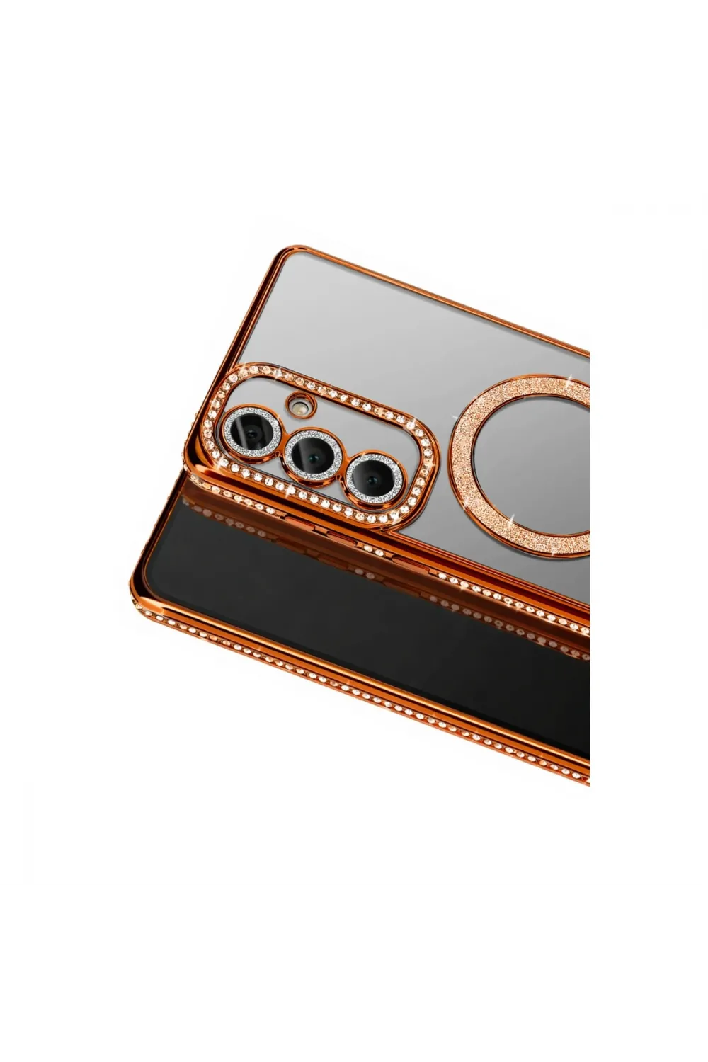 Joko Samsung Galaxy A57 5g Joke Simli Magneticsafe Kılıf - Turuncu