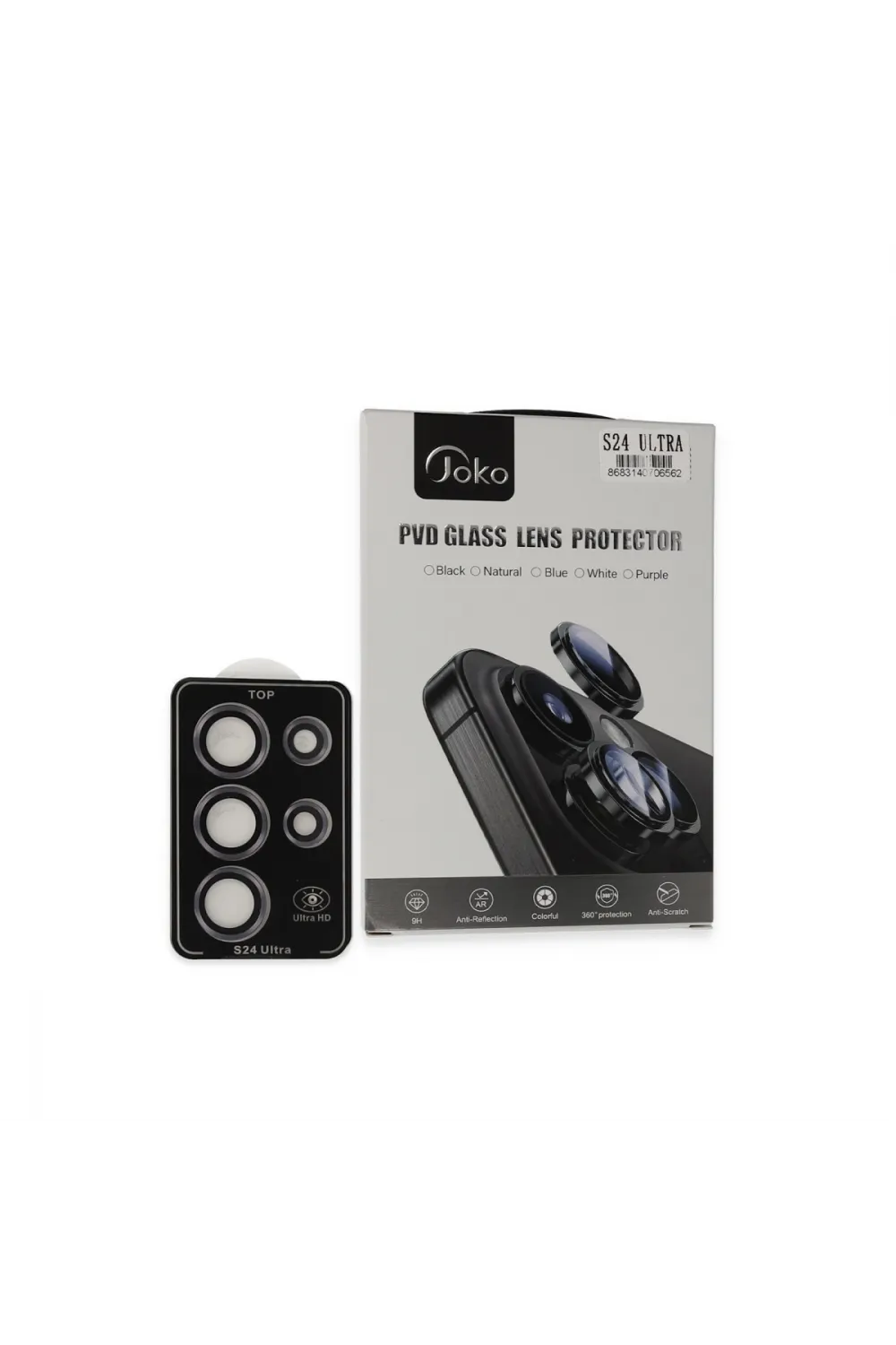 Joko Samsung Galaxy S24 Ultra Pvd Metal Kamera Lens - Derin Mor