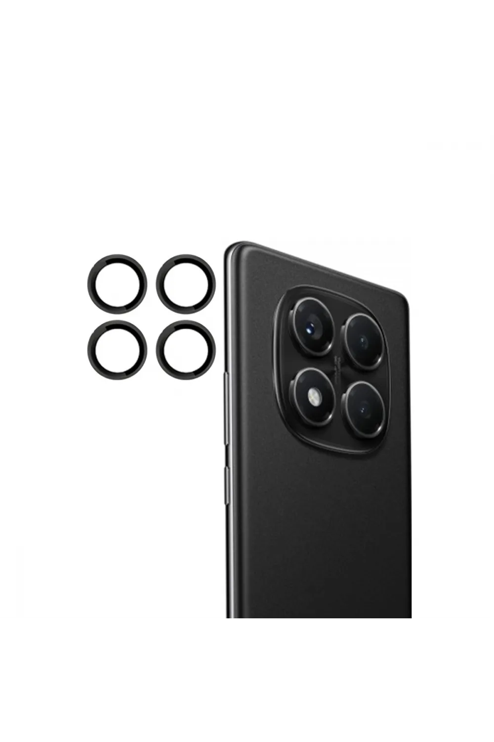 Joko Xiaomi Redmi Note 14 Pro 4g Pvd Metal Kamera Lens - Siyah
