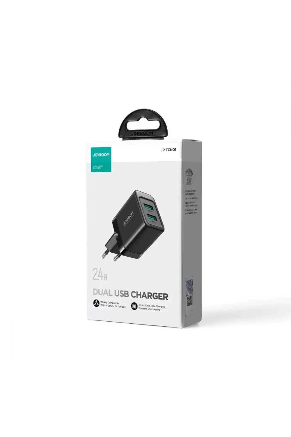 Jr-tcn01 2.4 A (2 Usb) Dual Charger