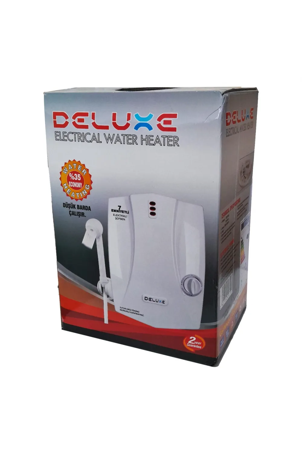 Jumbo Beyaz Elektrikli Şofben 7.500-9000w