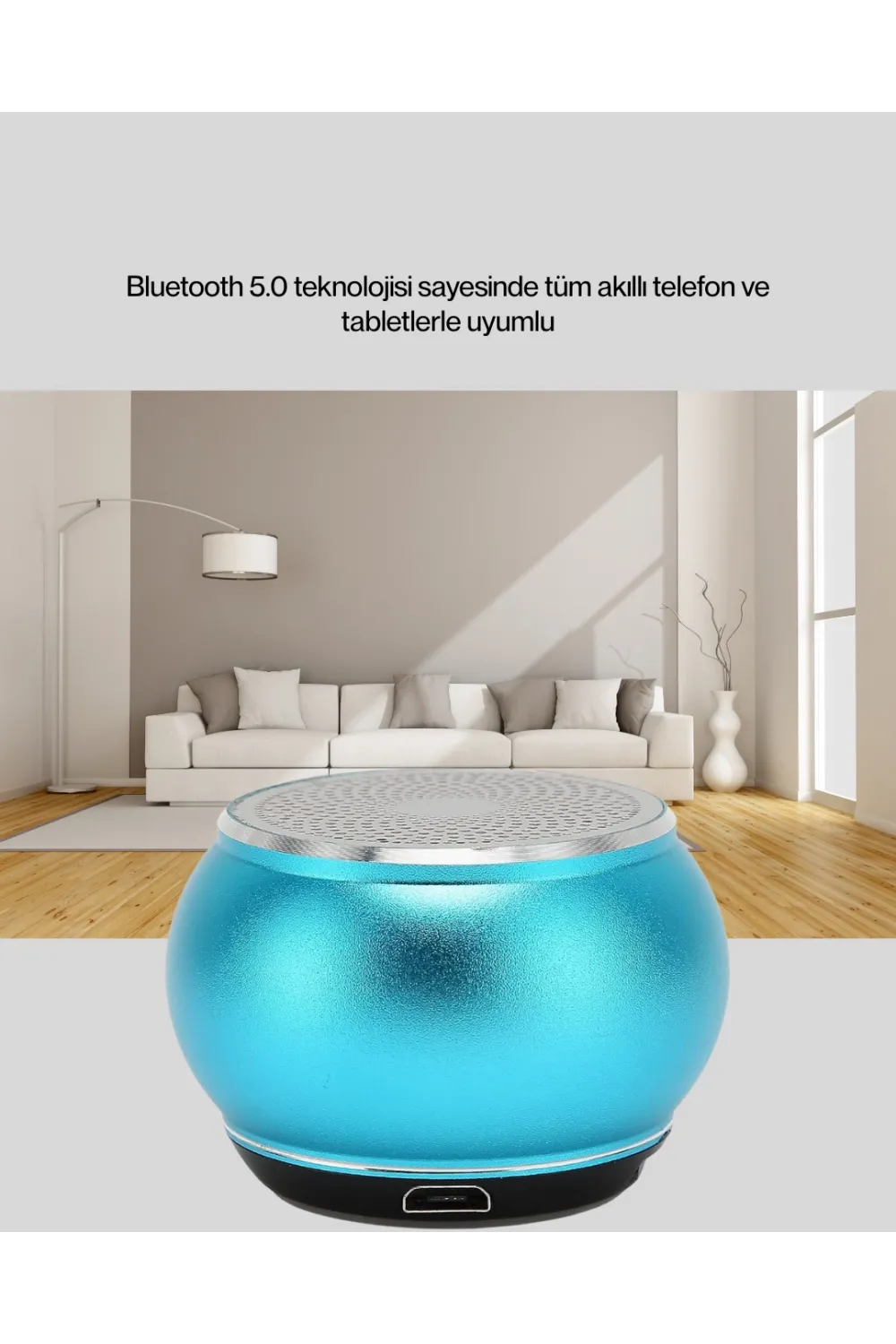 Kablosuz Bluetooth 5.0 Hoparlör | Kompakt Ve Güçlü Ses