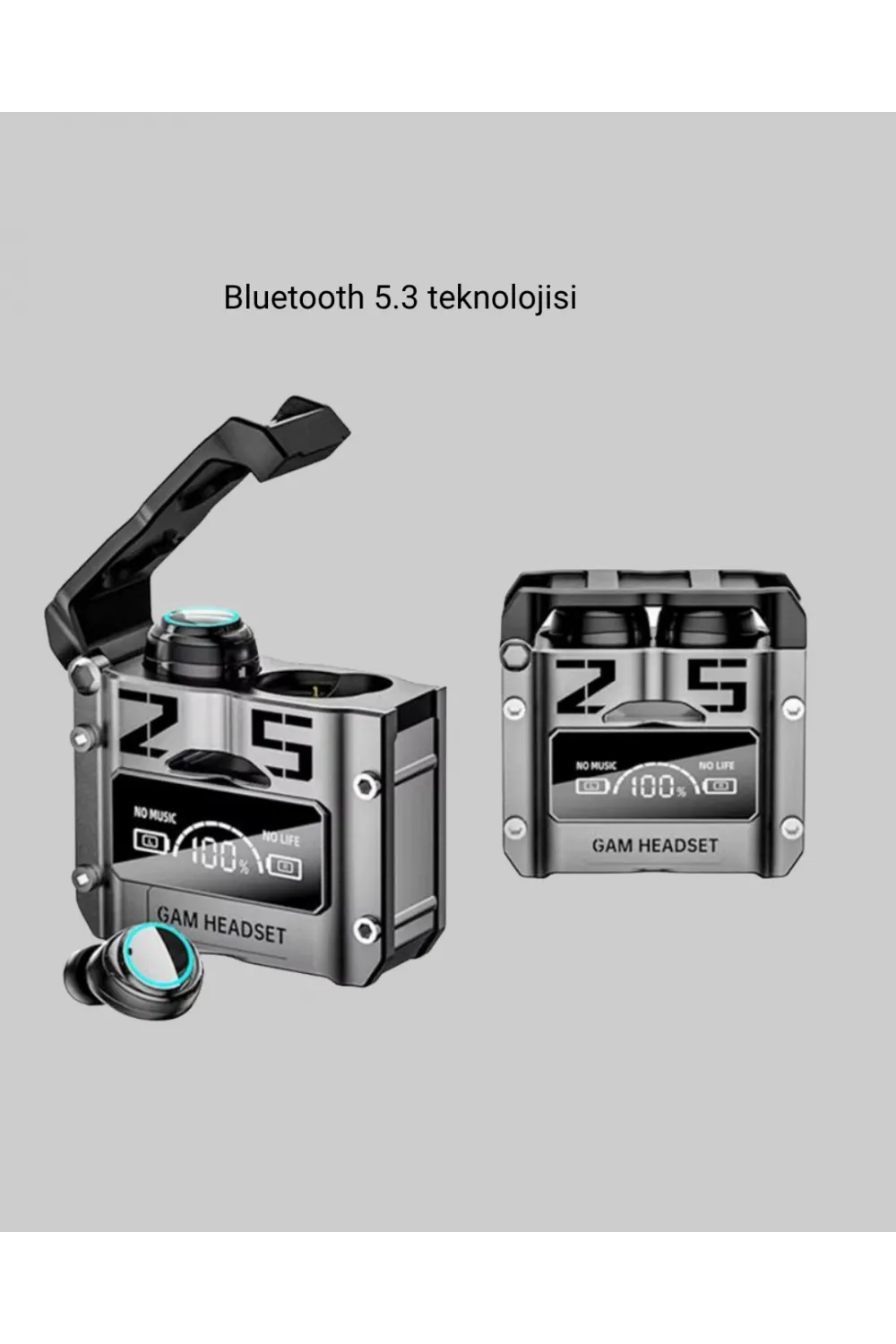 Kablosuz Bluetooth 5.3 Kulaklık – Aktif Gürültü Engelleme Ve Gecikmesiz Oyun Modu