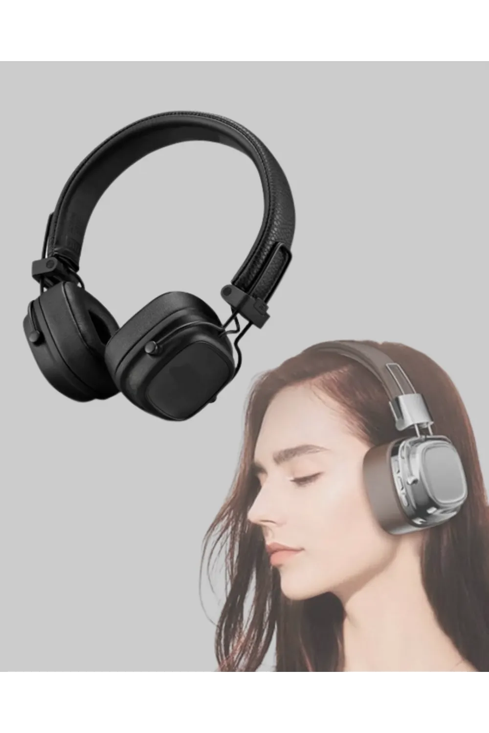 Kablosuz Bluetooth Kulak Üstü Kulaklık Kristal Ses Kalitesi Ve Ergonomik Yapı