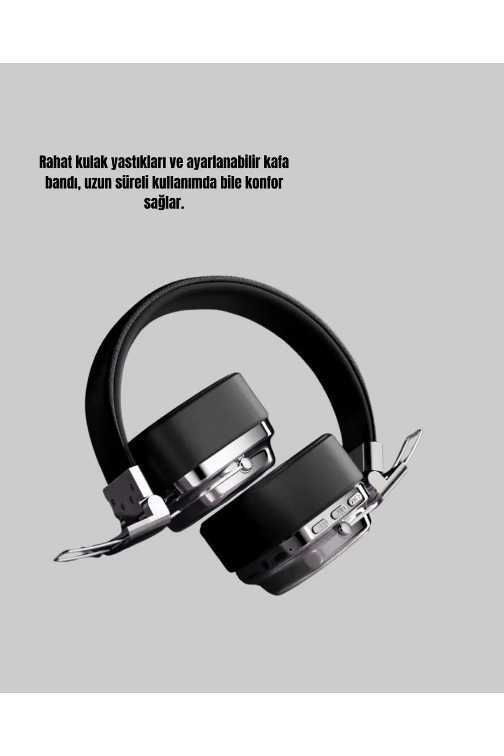 Kablosuz Bluetooth Kulak Üstü Kulaklık Kristal Ses Kalitesi Ve Ergonomik Yapı