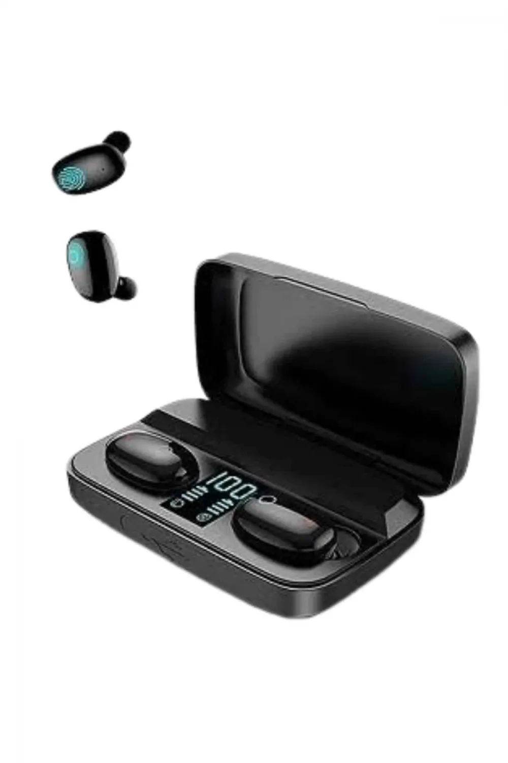 Kablosuz Bluetooth Kulaklık Android Ve İos Uyumlu Led Göstergeli Powerbankli