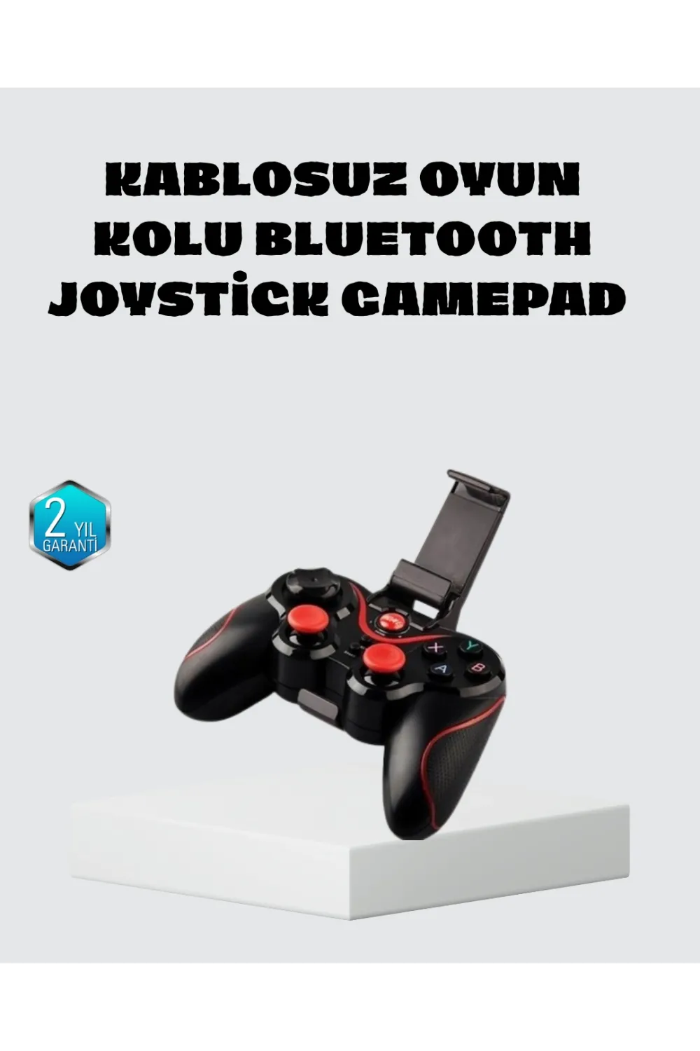 Kablosuz Bluetooth Oyun Kolu Mobil Tv Pc Uyumlu Ergonomik Tasarım