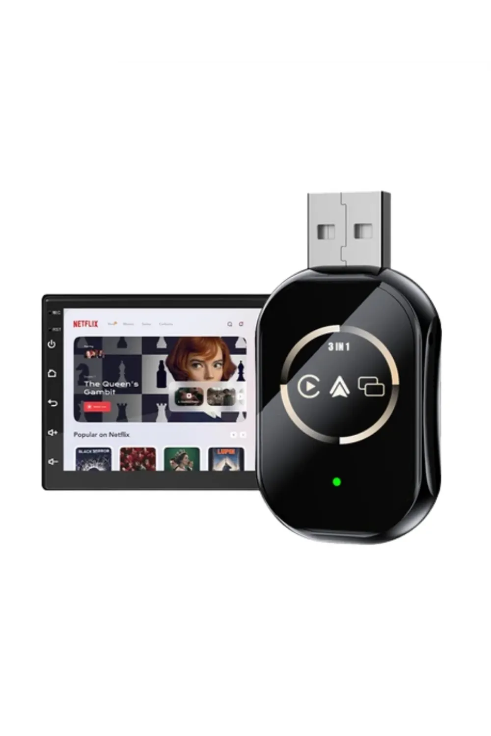 Kablosuz Carplay Android Auto Adaptörü Otomatik Eşleşme