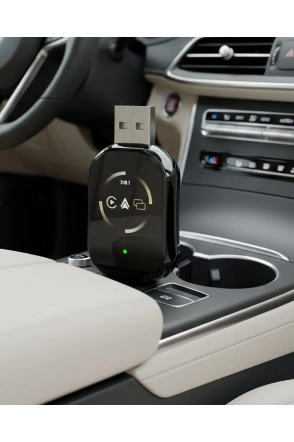 Kablosuz Carplay Android Auto Dönüştürücü Kablo Derdi Olmadan Bağlantı