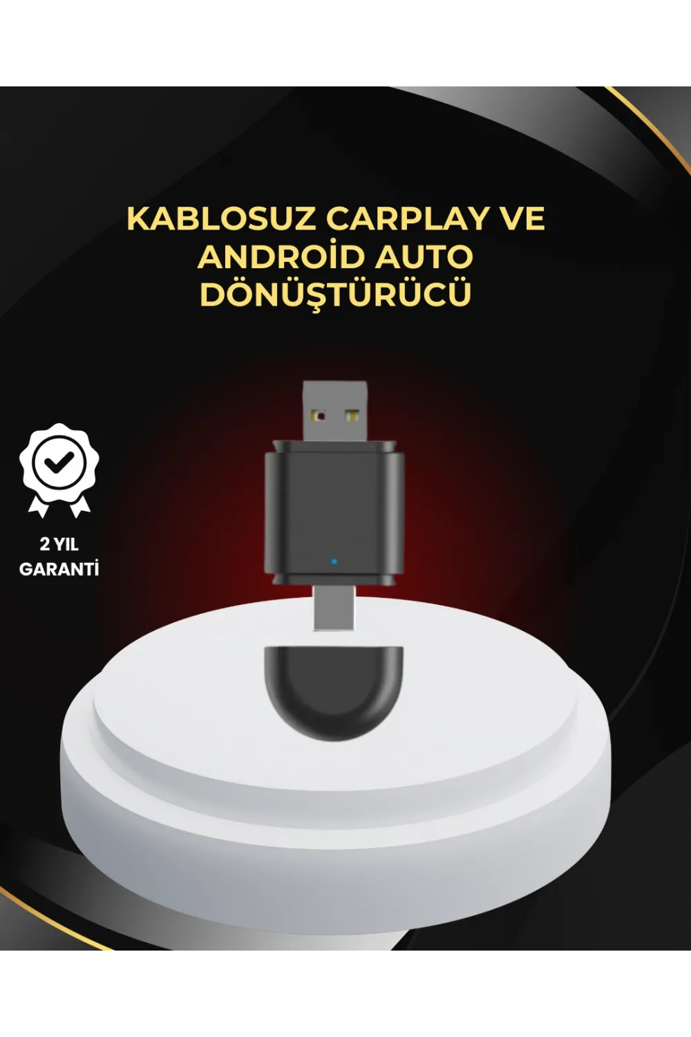 Kablosuz Carplay Ve Android Auto Dönüştürücü – Usb-a & Type-c Girişli Akıllı Adaptör