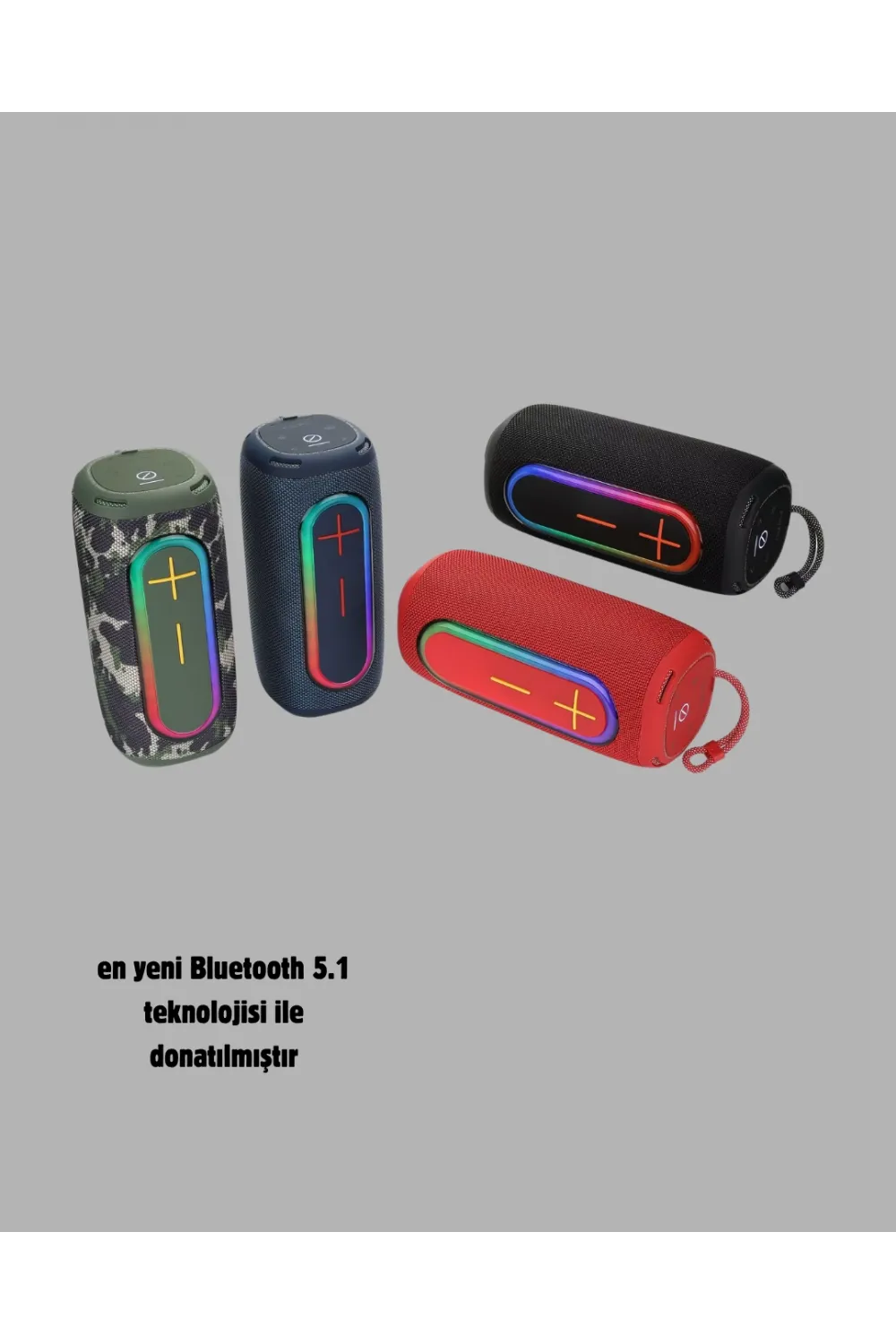 Kablosuz Hoparlör – Bluetooth 5.1, Güçlü Bas Ve 10 Metre Menzil