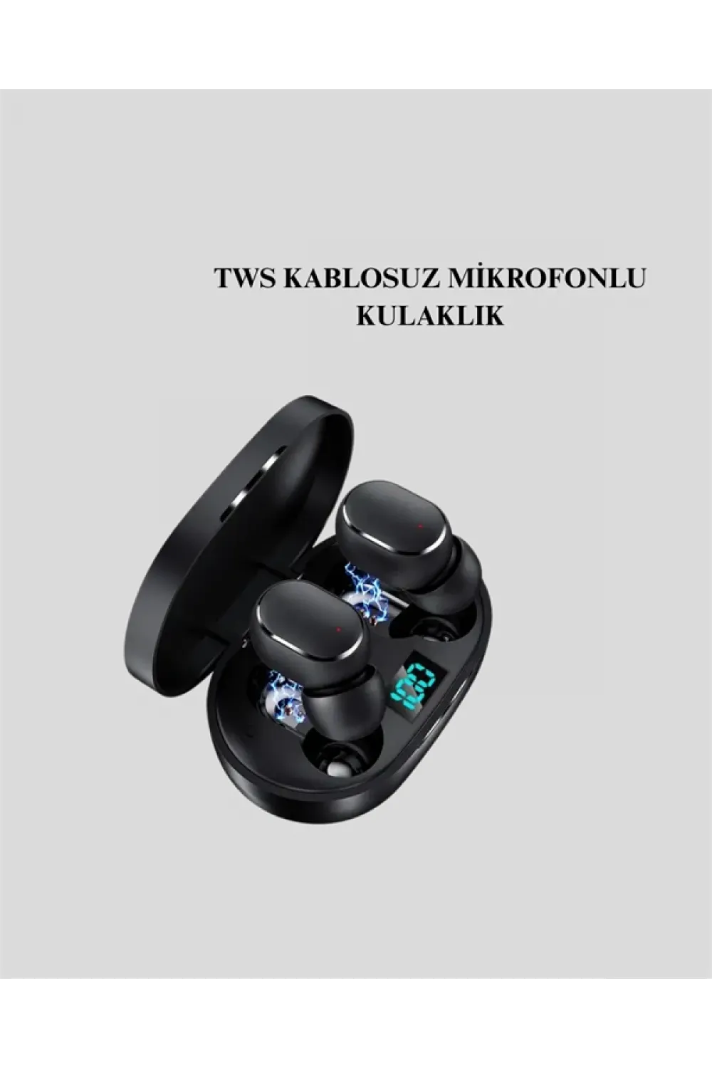 Kablosuz Kulak İçi Bluetooth Kulaklık Stereo Dokunmatik Kontrollü Kulaklık