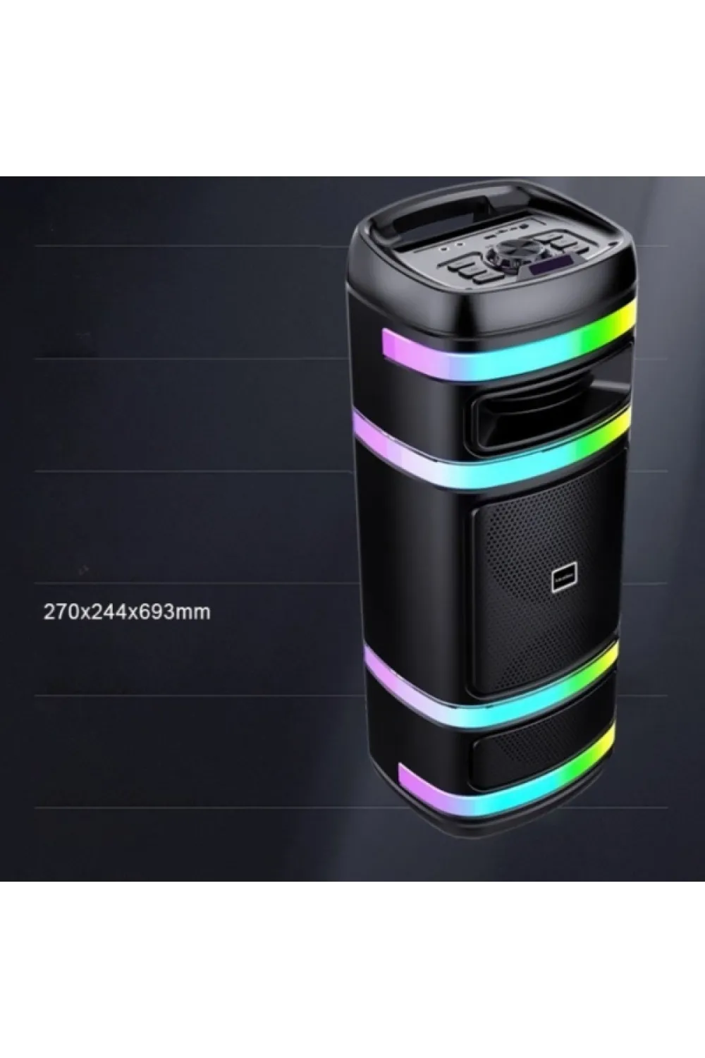 Kablosuz Mikrofonlu Hoparlör - Party Box Speaker