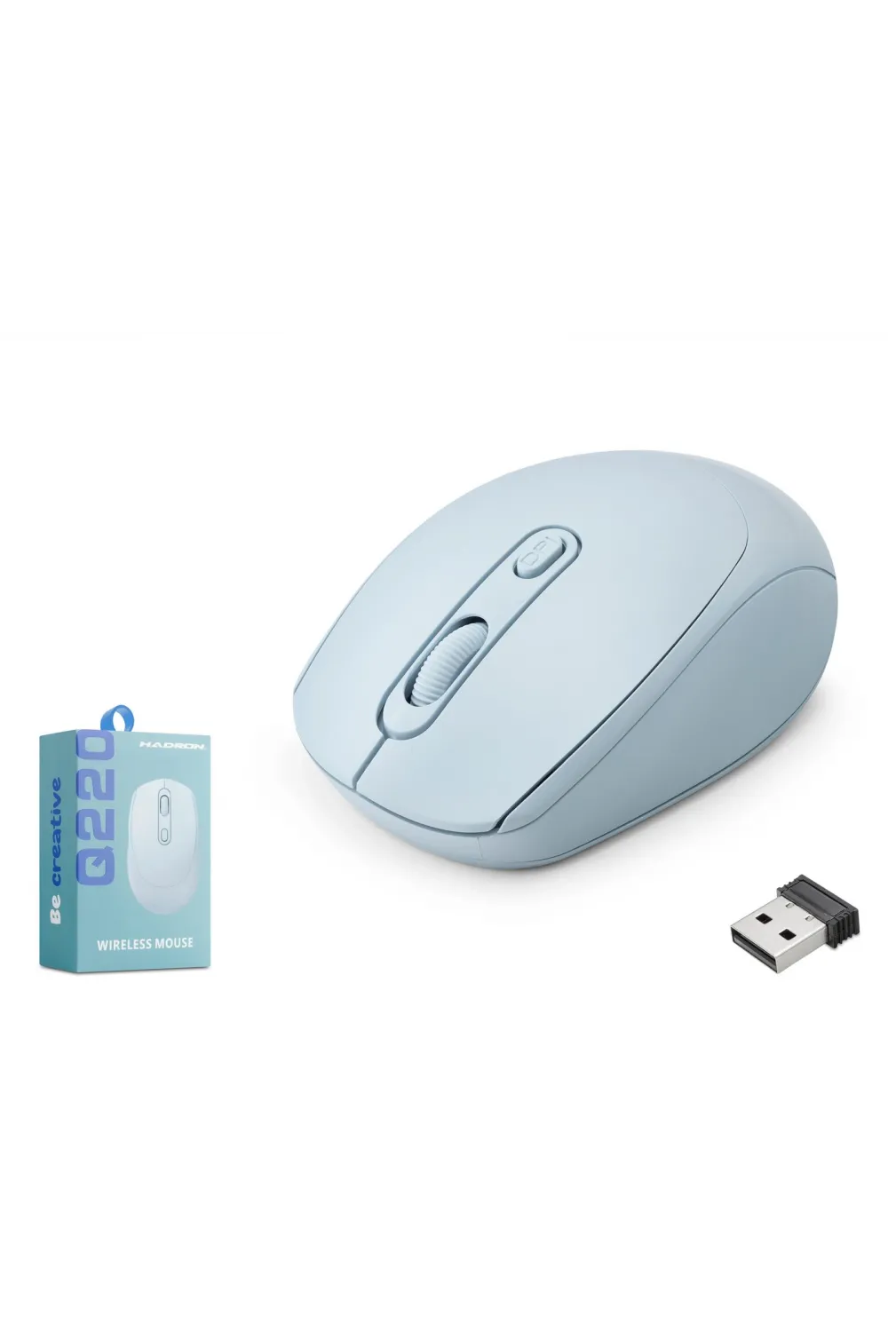 Kablosuz Mouse 1600 Dpi Mavi Q220B