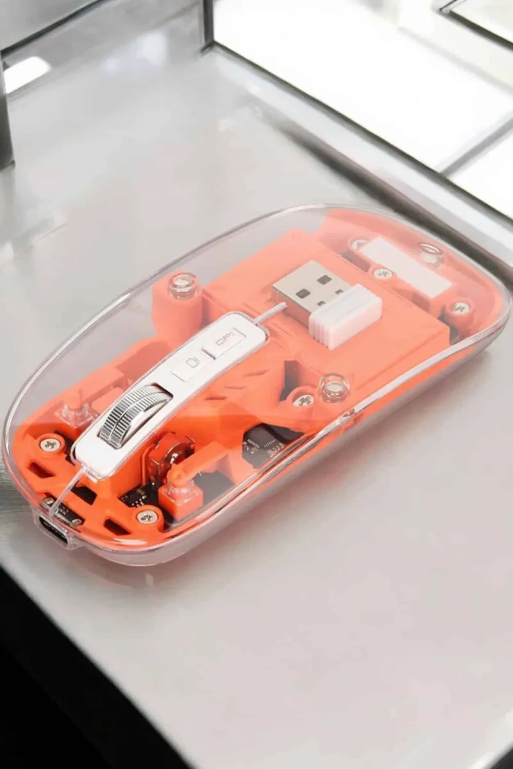 Kablosuz Mouse Fare 5.0 Bluetooth Bağlantılı Usb Girişli