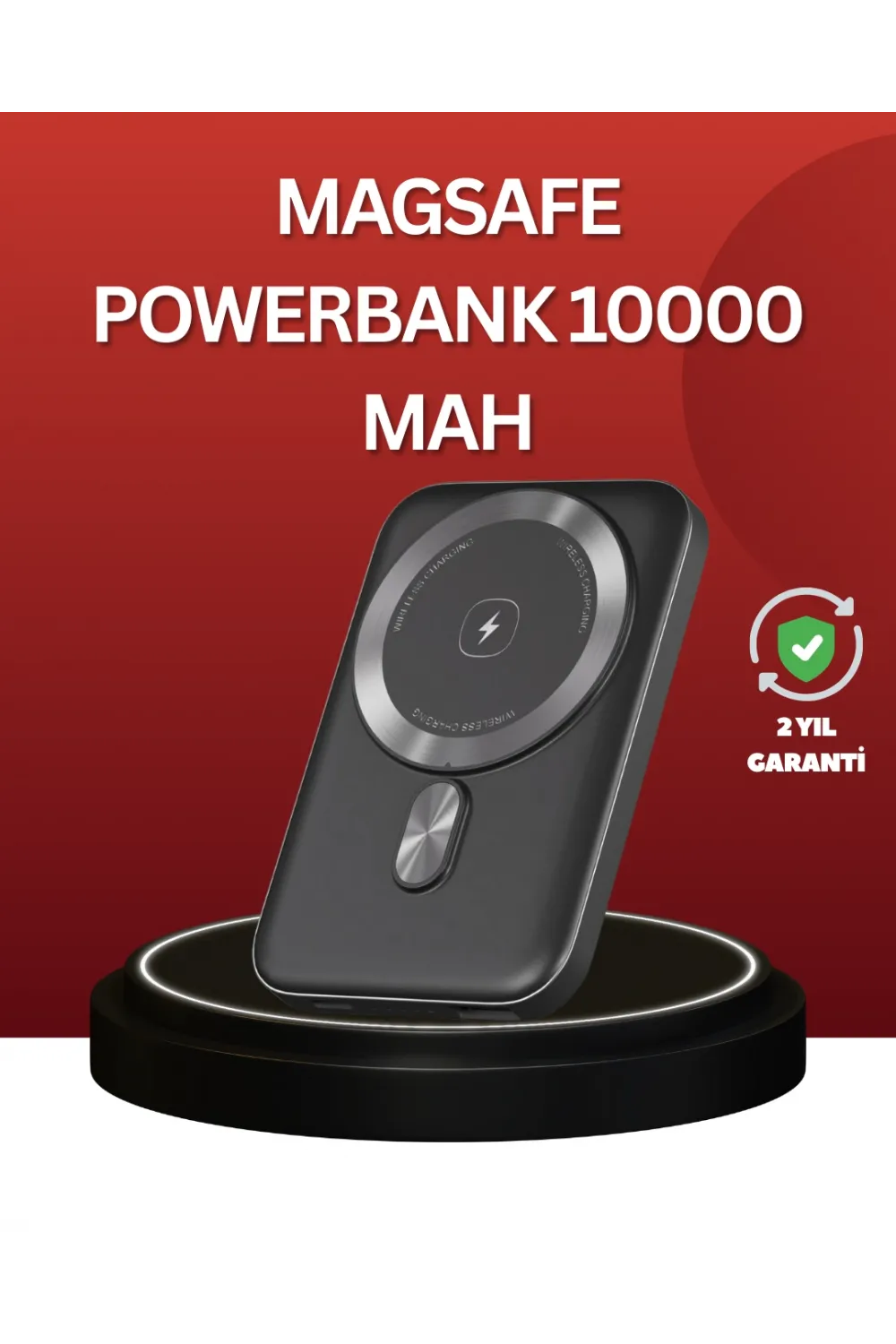Kablosuz Ve Kablolu Kullanım Sunan Taşınabilir Powerbank
