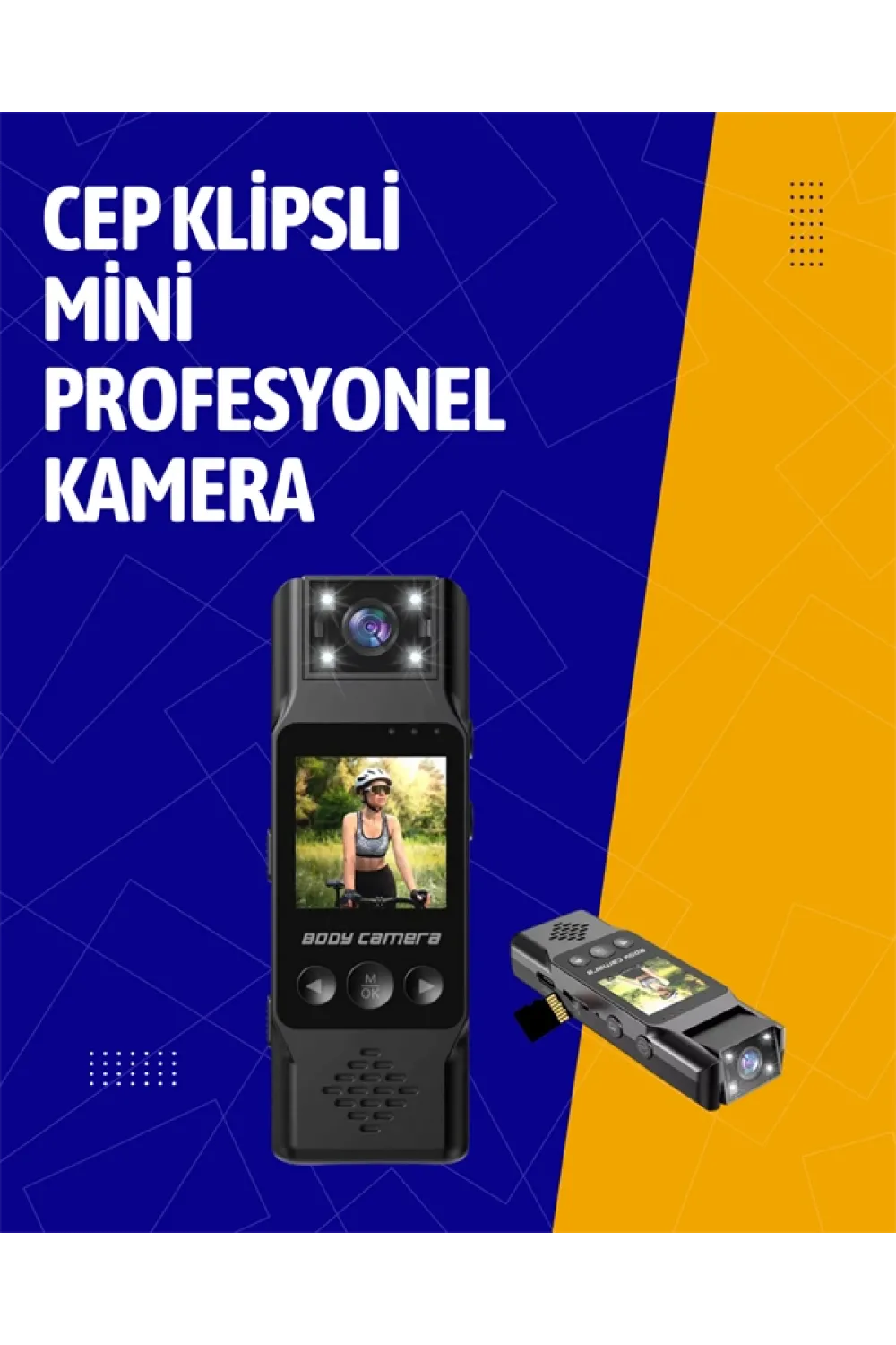 Kablosuz Wifi Bağlantılı Full Hd Mini Kamera – Döngüsel Kayıt Ve Hareket Algılama Özellikli