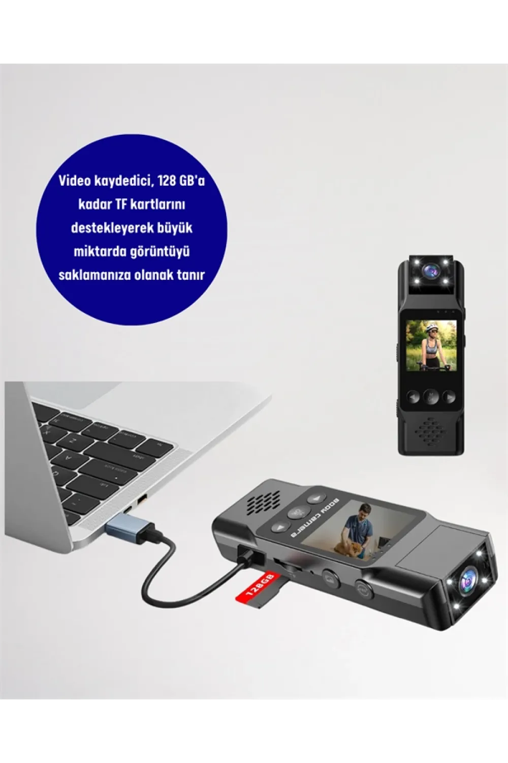 Kablosuz Wifi Bağlantılı Full Hd Mini Kamera – Döngüsel Kayıt Ve Hareket Algılama Özellikli