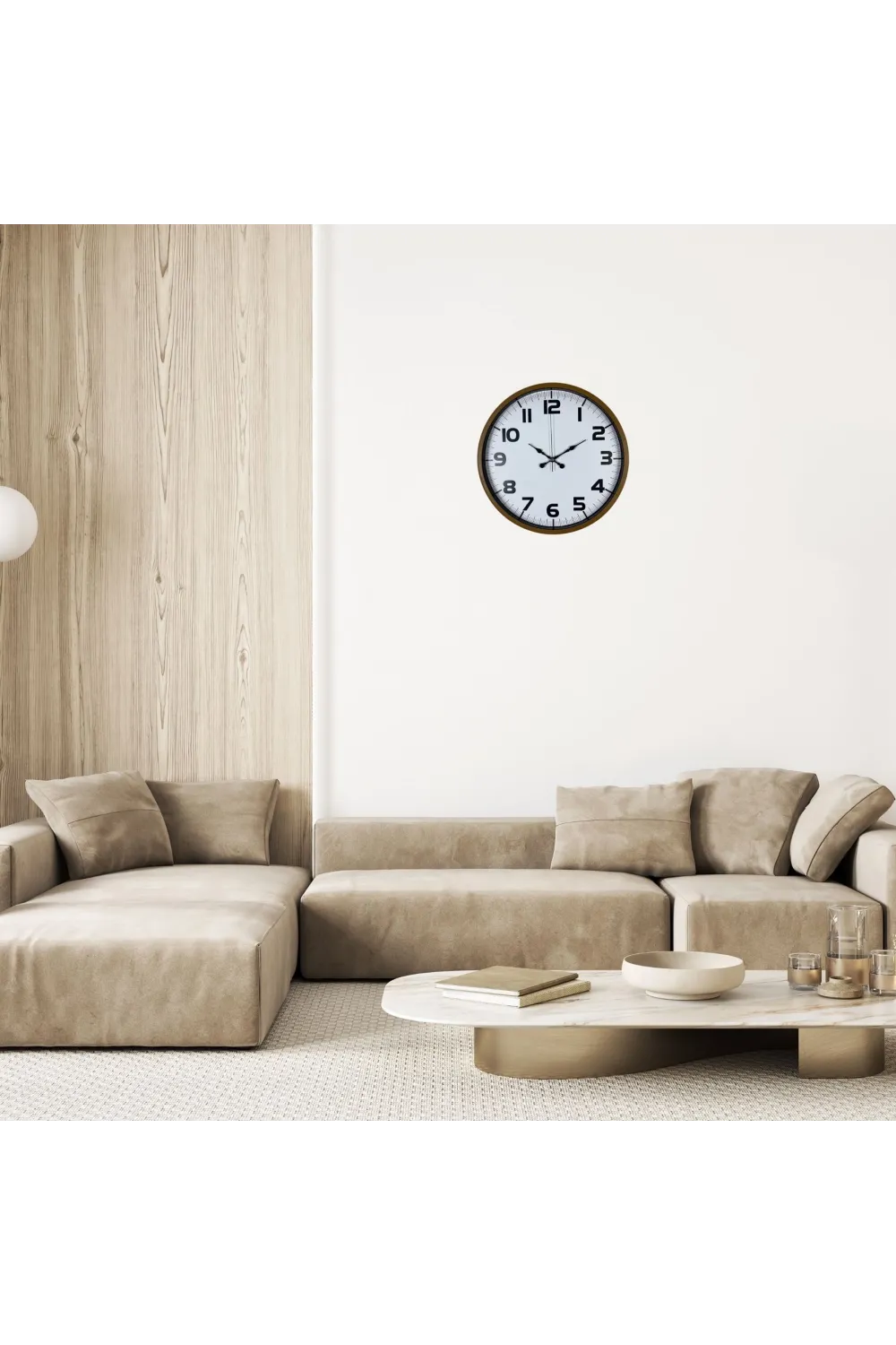 Kahverengi 36 Cm Standart Duvar Saati