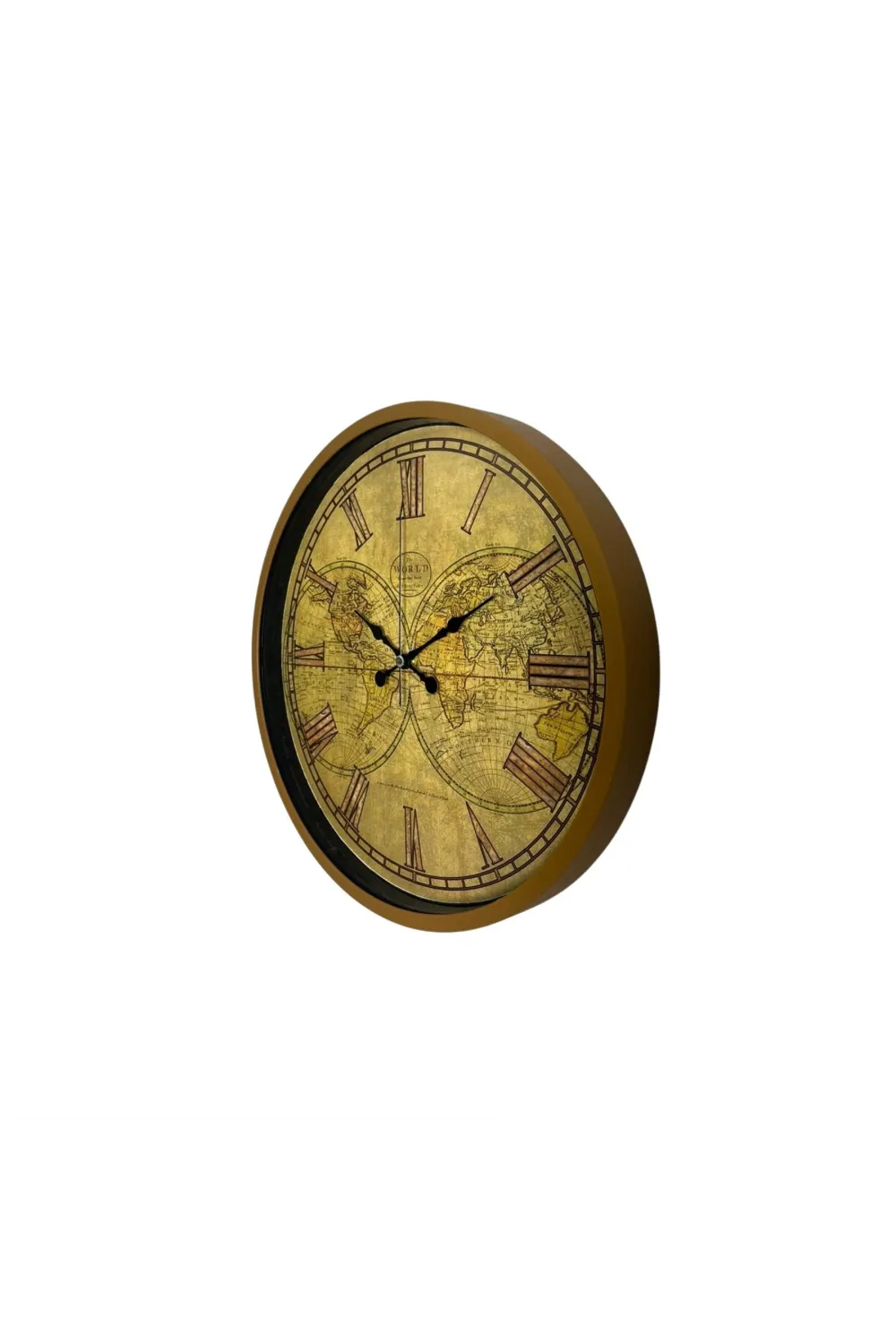 Kahverengi Vintage 36 Cm Duvar Saati