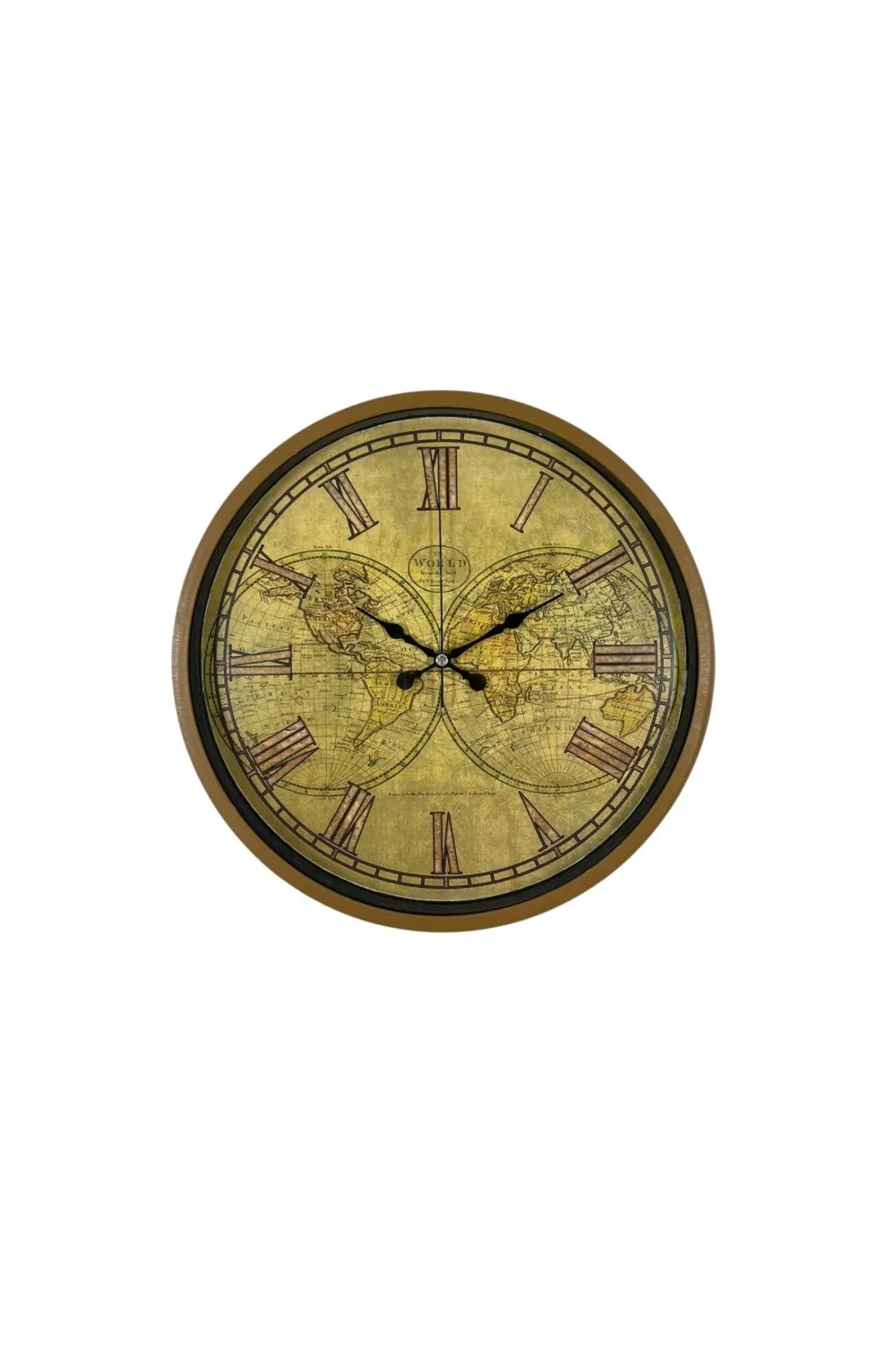 Kahverengi Vintage 36 Cm Duvar Saati