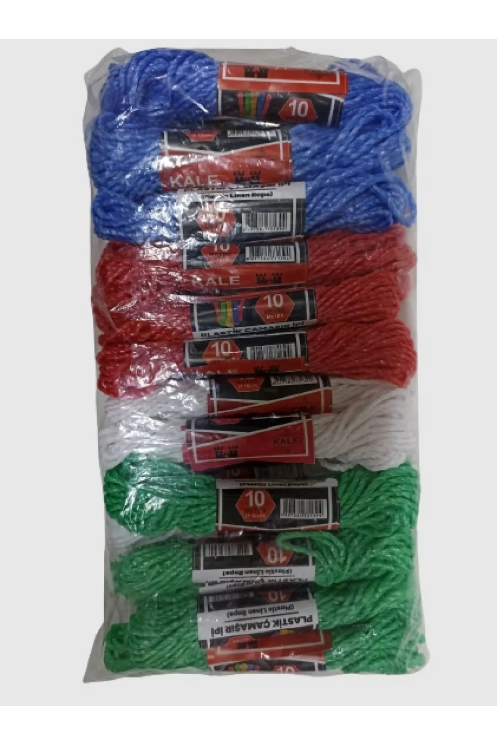 Kale Plastik Çamaşır İpi 10 Metre 24 Adet