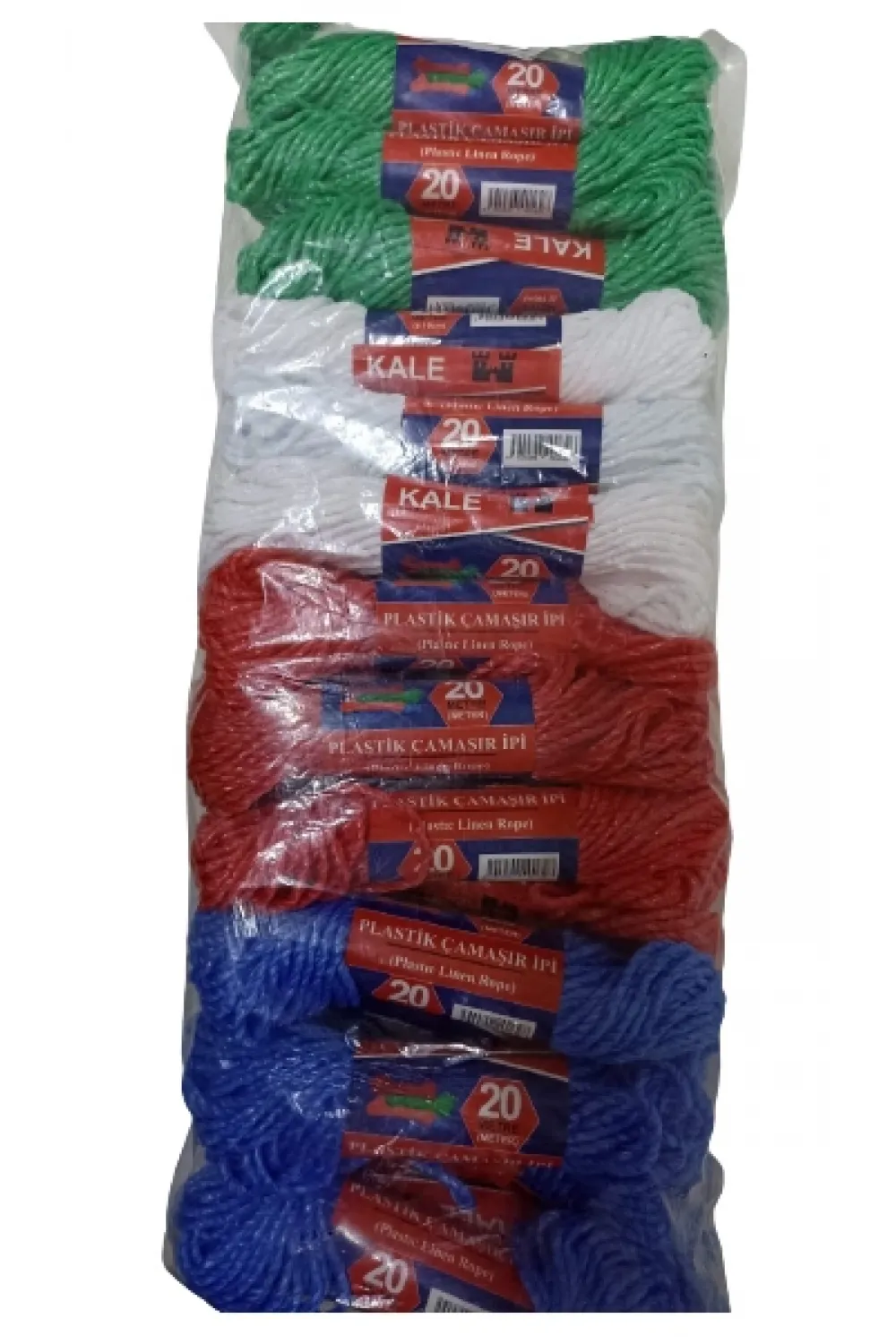Kale Plastik Çamaşır İpi 20 Metre 24 Adet