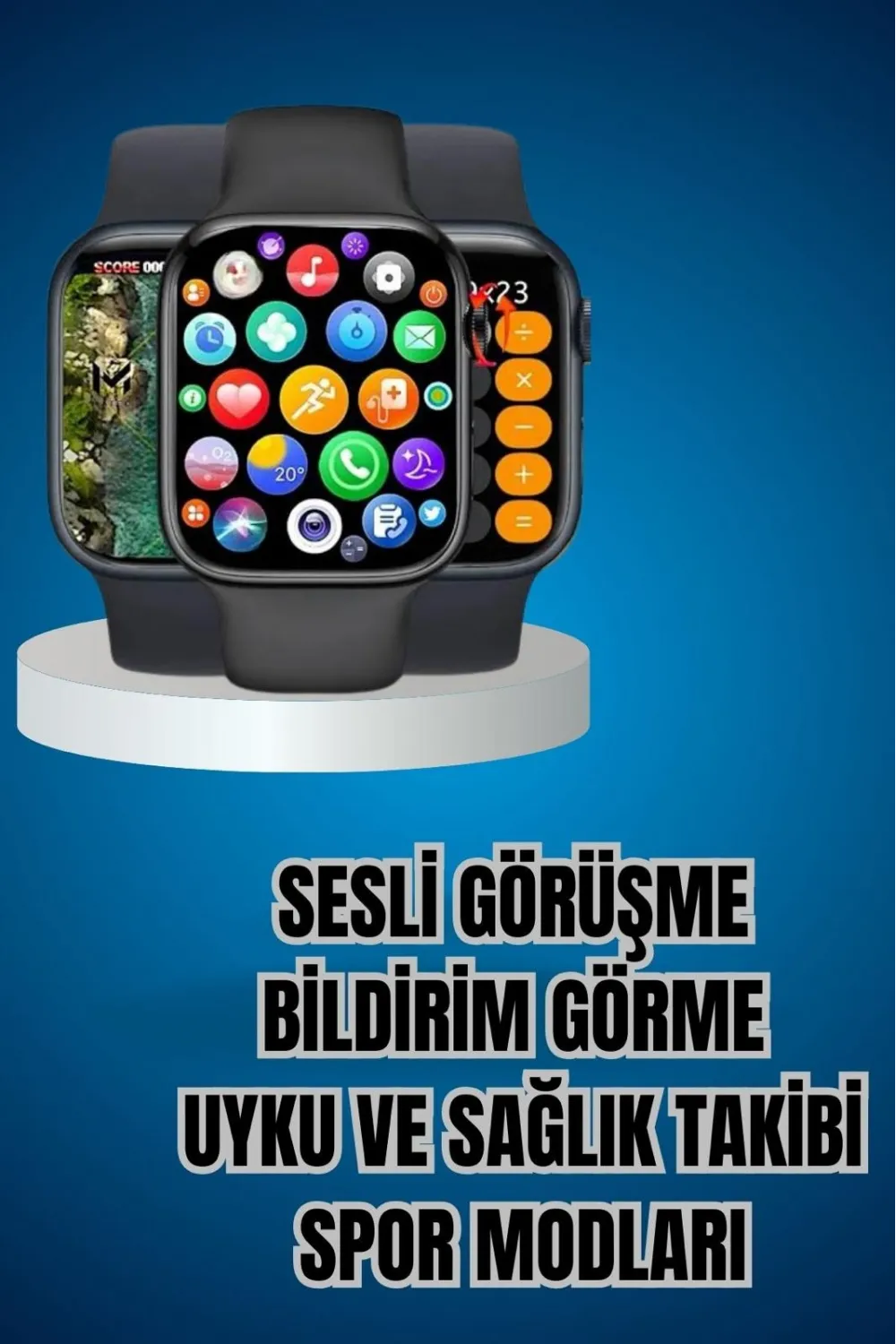 Kaliteli Akıllı Saat Ve Kaliteli Bluetooth Kulaklık Anc Özelliği Uzun Pil Ömrü